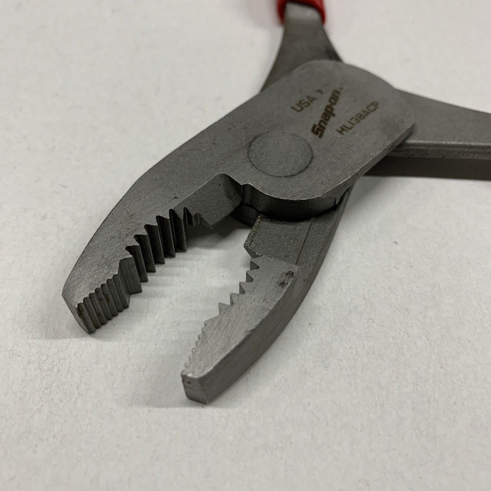 Snap On Tools HL138ACP RED 8″ High Leverage Combination Pliers USA NEW