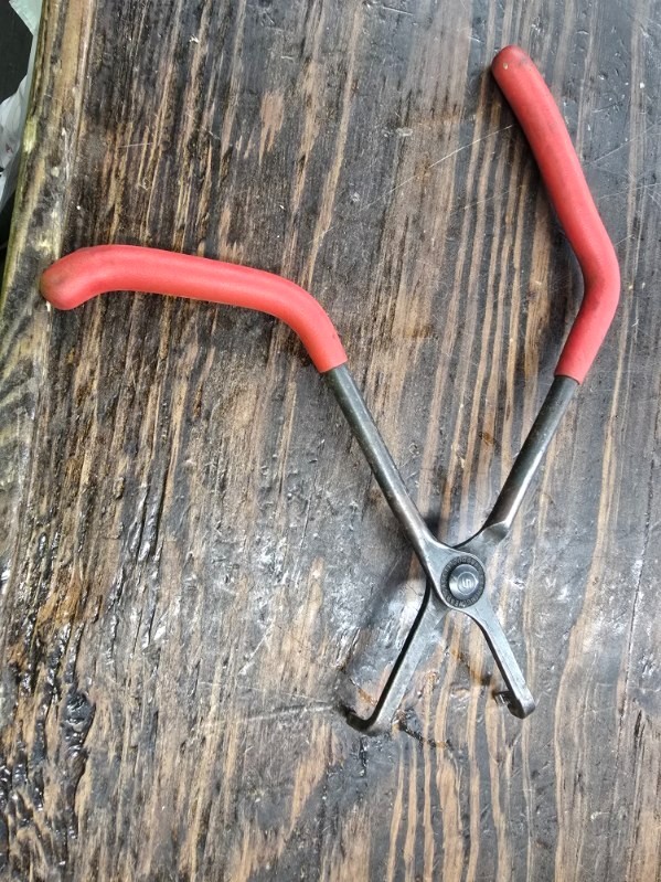 Snap On Hg410ep. Pistol Grip Line Hose Pliers Used See Photos