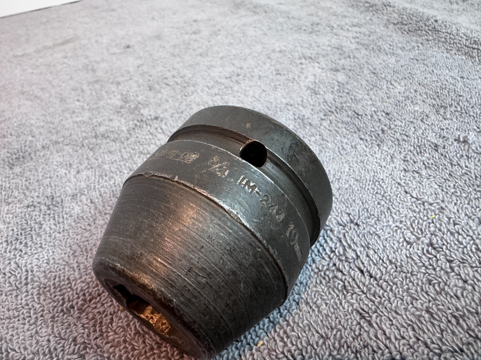 Snap On Tools IM243 – 1″ Drive Shallow Impact Socket – 3/4″ or 19mm