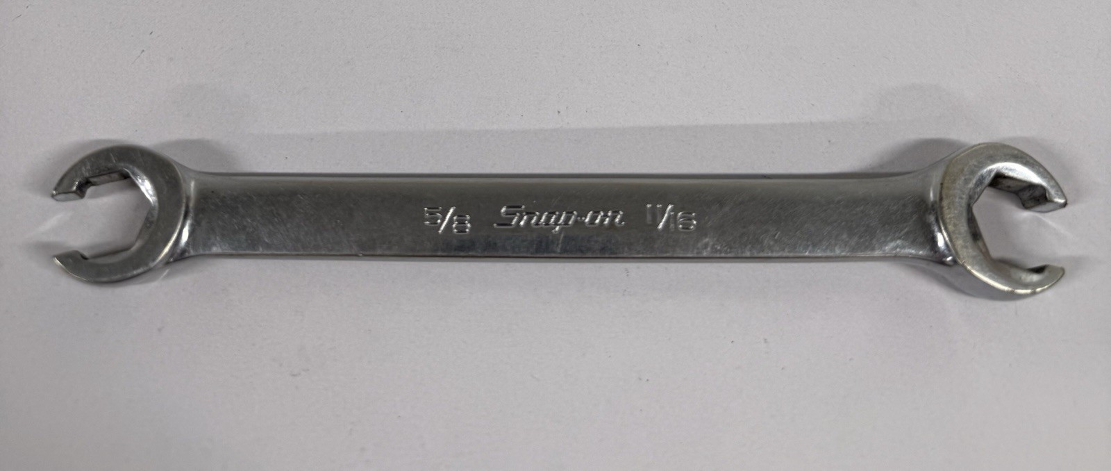 Snap On 5/8″-11/16″ 6PT SAE Chrome Flare Nut End Wrench RXFS2022A