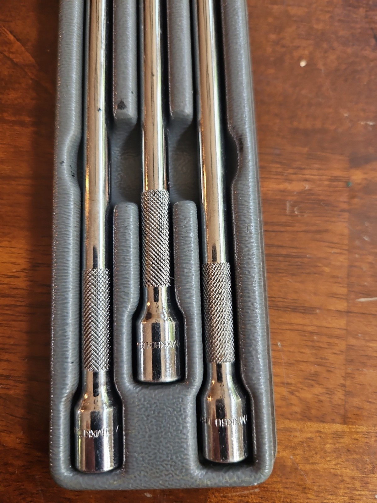 Snap-On 106BTMX 6-Piece 1/4″ Drive Chrome Knurled Extension Set Snap On USA