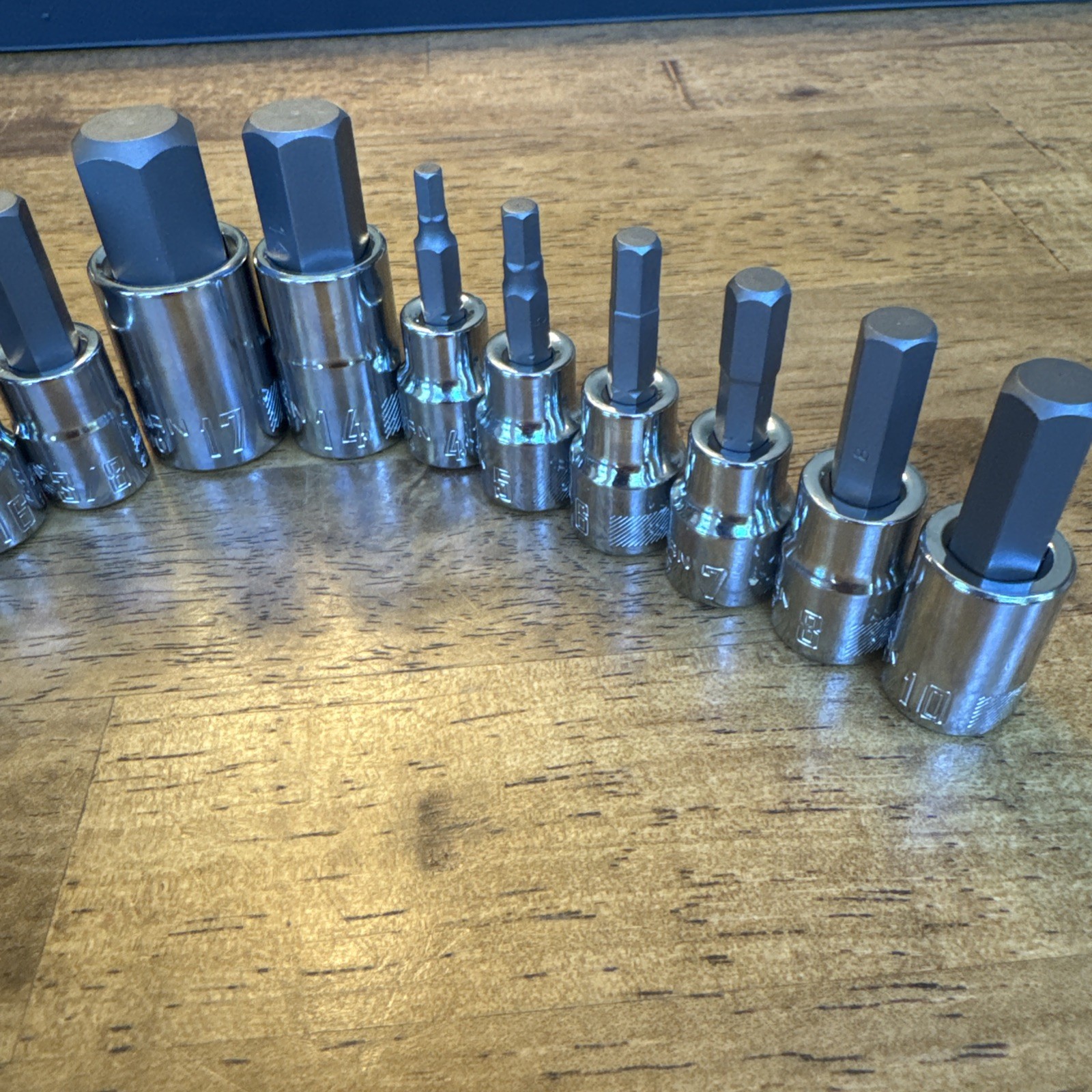 Craftsman 14 Piece SAE / Metric Hex Allen Key Socket Set