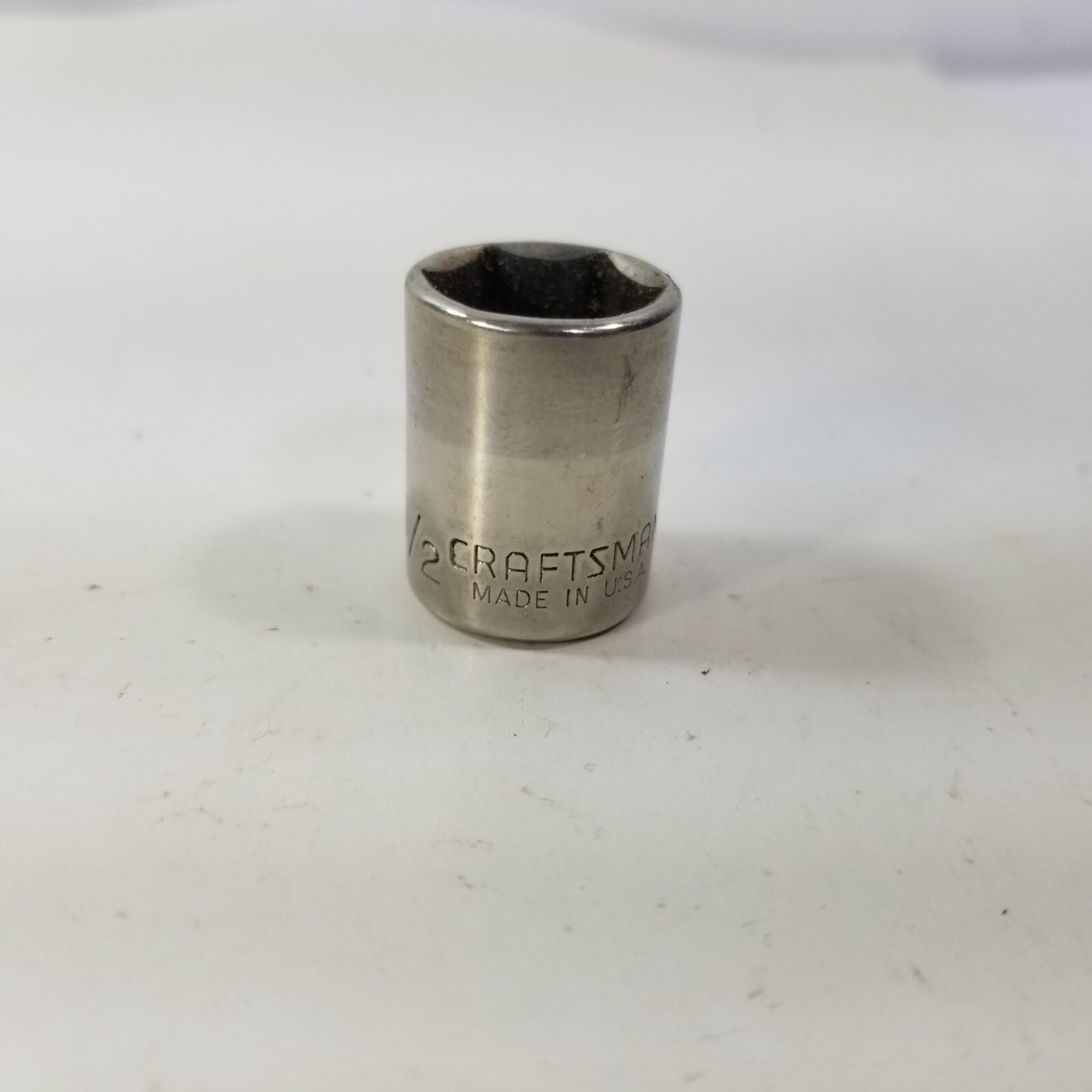 Craftsman USA 1/2″ 6 Point 1/4″ Drive Shallow Socket 43499 Inverted G Series