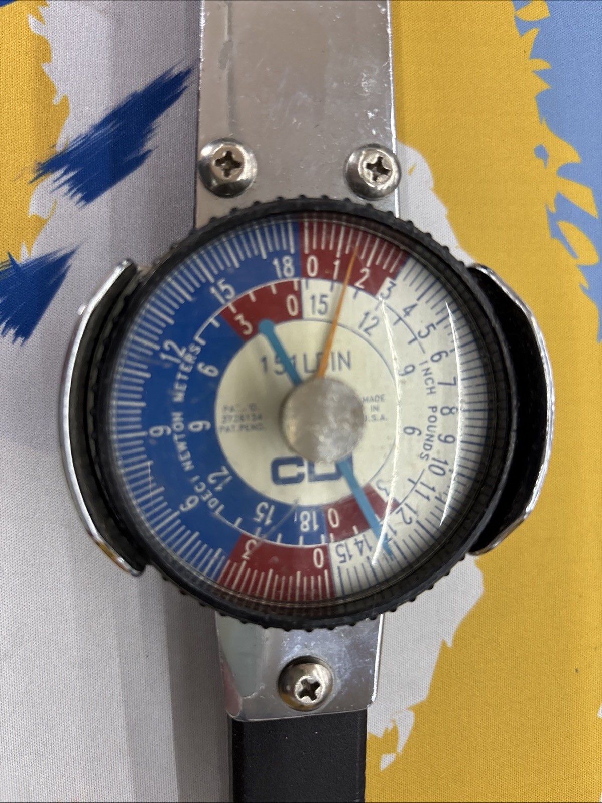 CDI Dial Torque Wrench Model 151LDIN 0-15 In.Lb with Case 1/4 In (04)