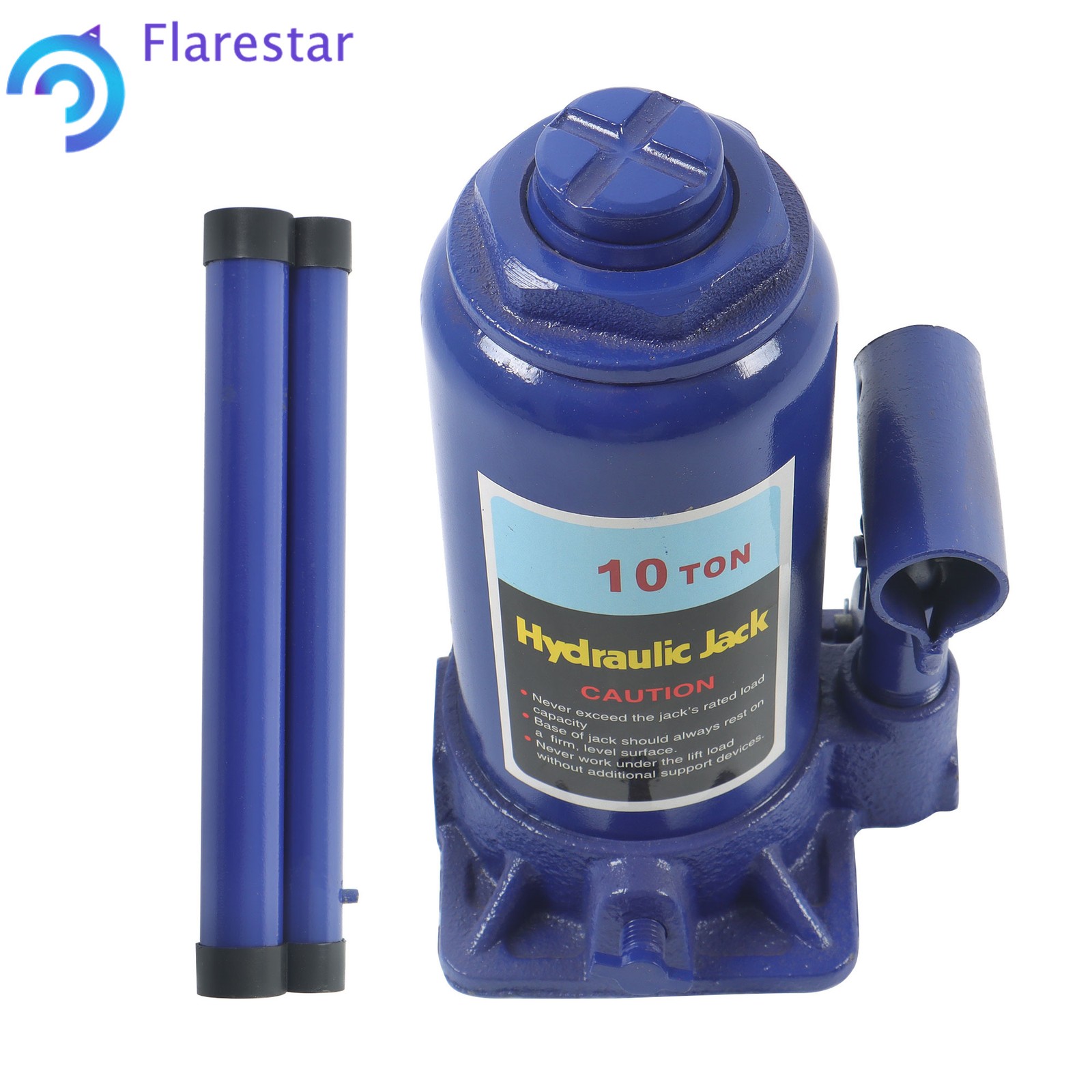 10 Ton (20,000 LBs) Welded Hydraulic Car Bottle Jack Blue for Auto Repair Lift