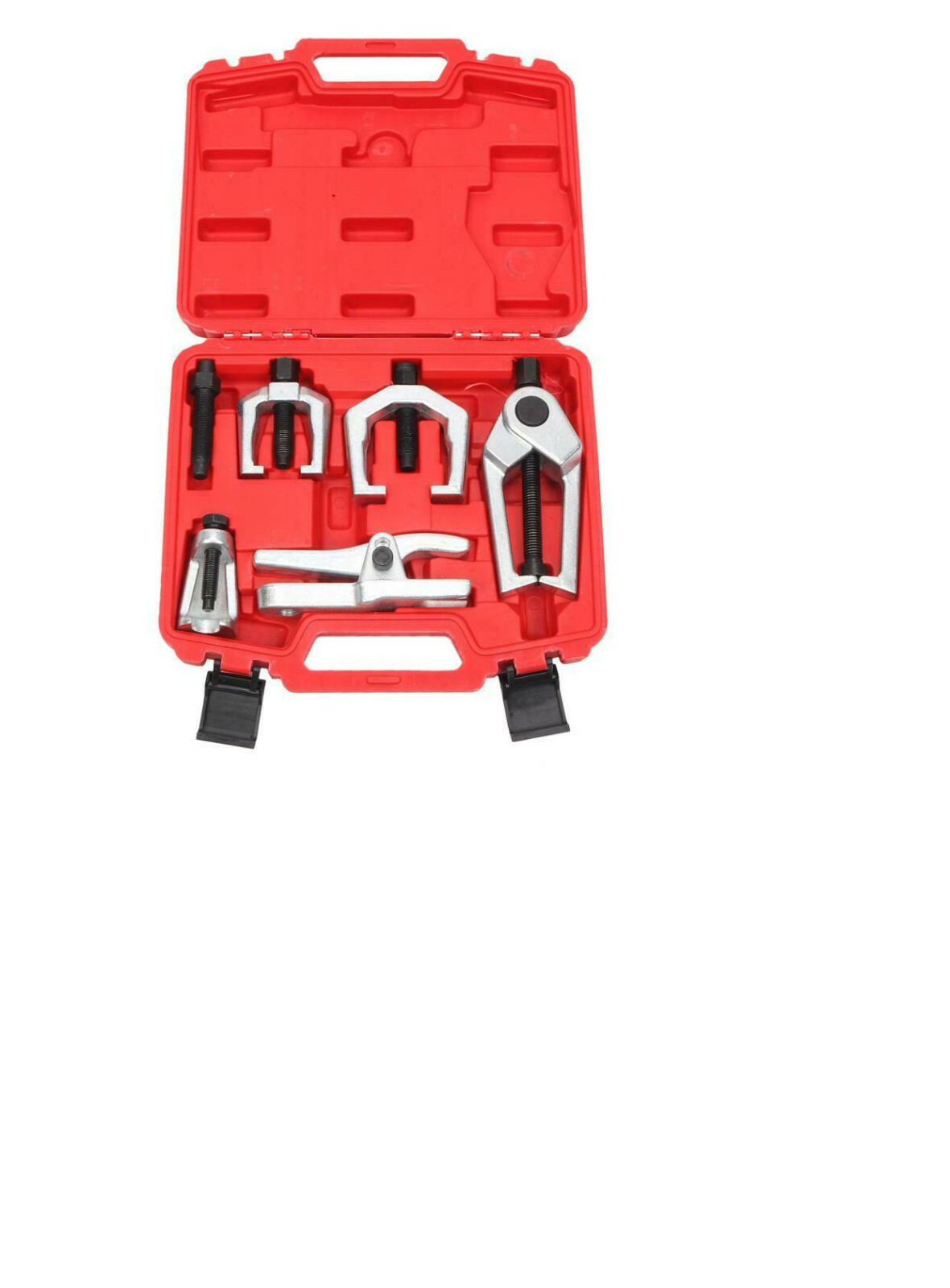 5pc Heavy Duty Front End Service Kit With Carrying Case Pitman Arm Ball Joints#6