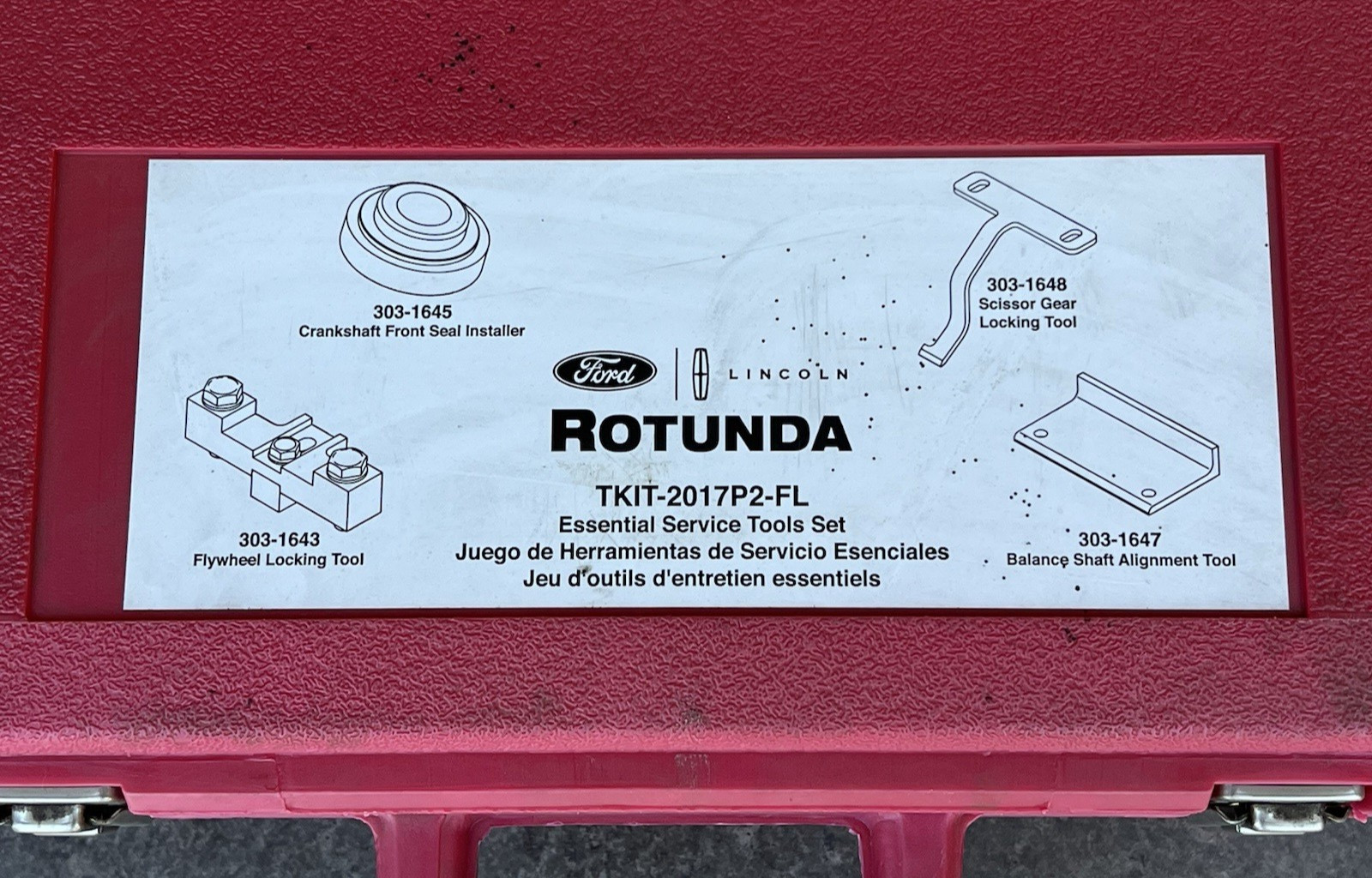 Rotunda Ford TKIT-2017P2-FL Essential Special Dealer Service Tool Kit Complete