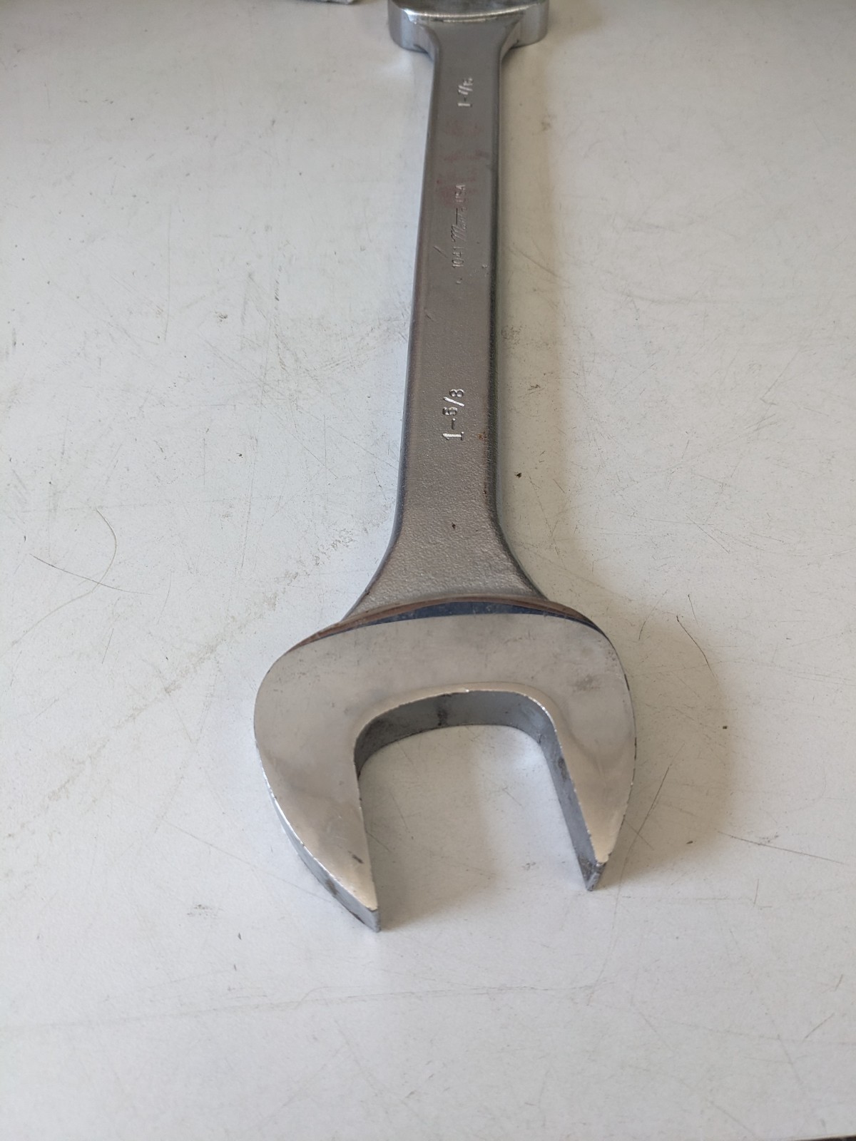 Martin 1-5/8″ and 1-7/16″ inch Double Open End Wrench 1041 USA MADE – Excellent