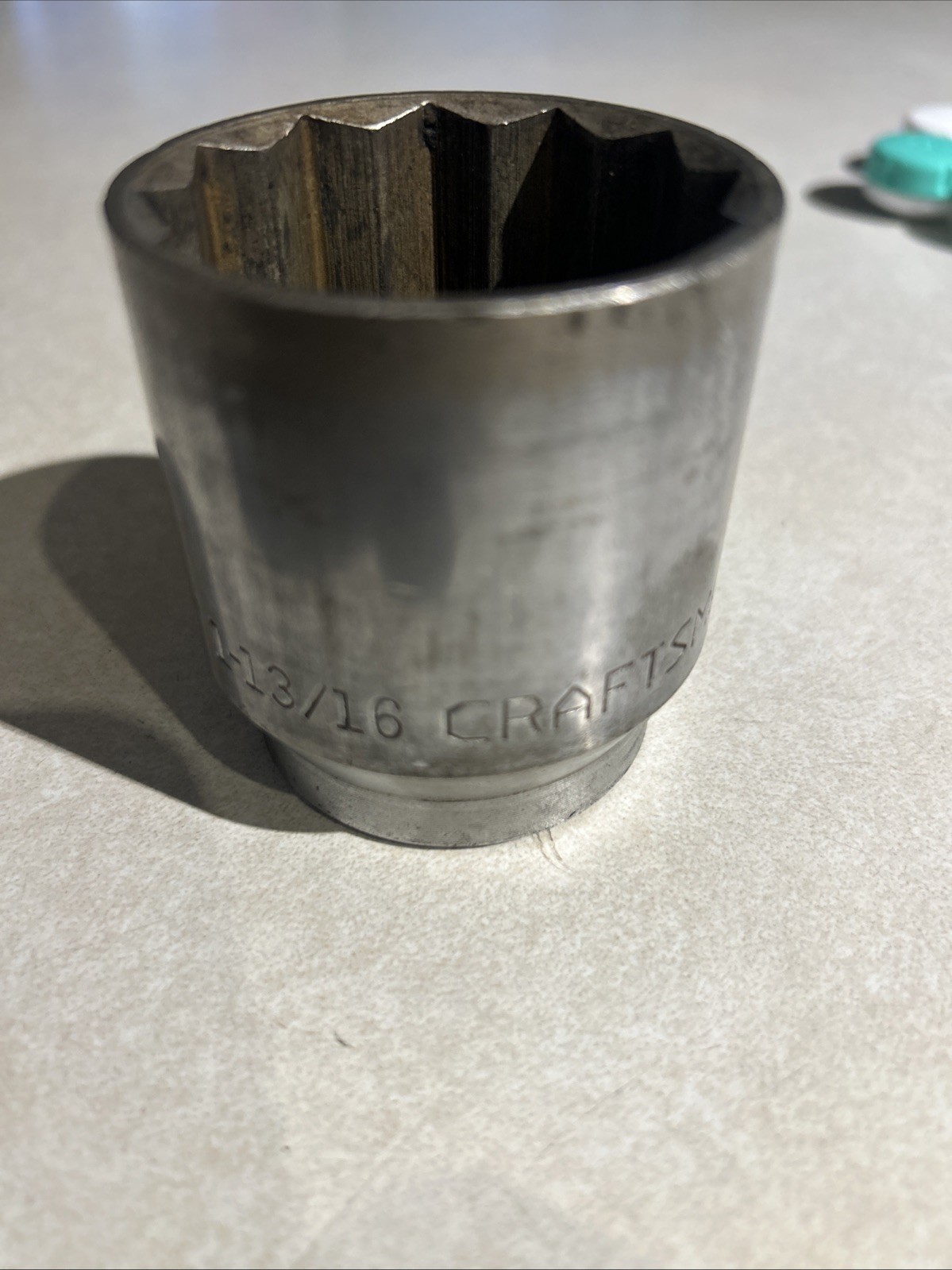 Vintage Craftsman 1-3/16″ Shallow Socket 3/4″ Drive 12 Point Made in USA