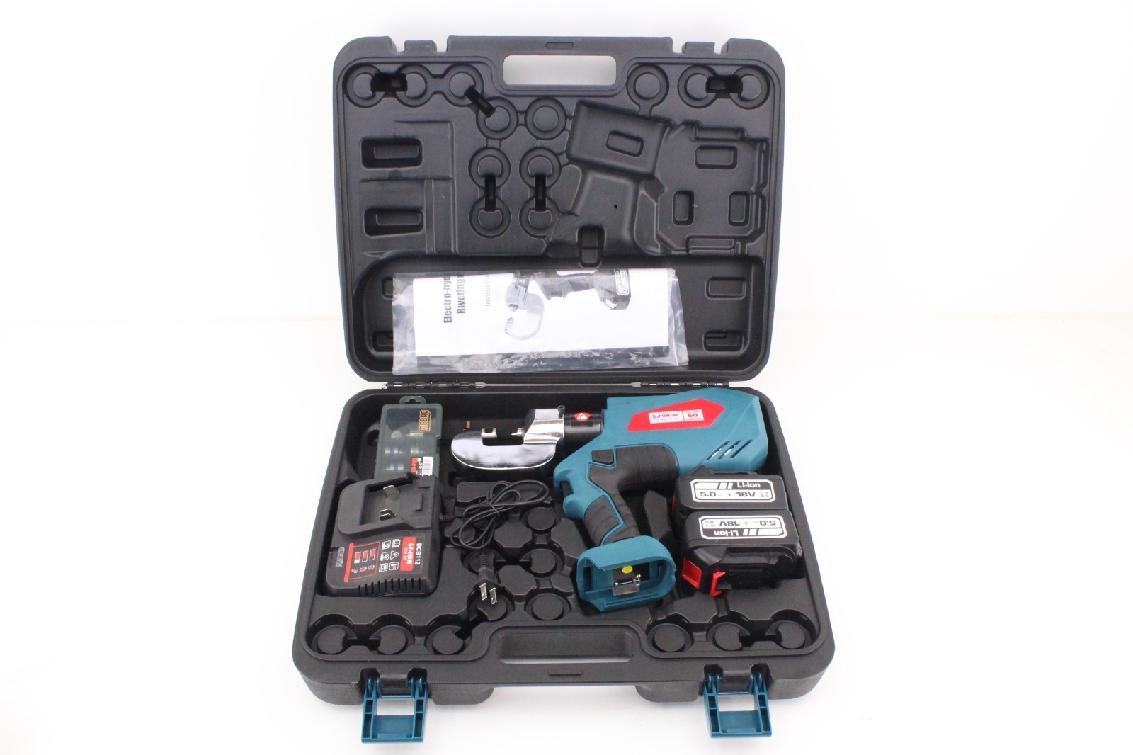 Aluminum Self Piercing Rivet Gun Body Car Repair Hydraulic Battery Operated GM