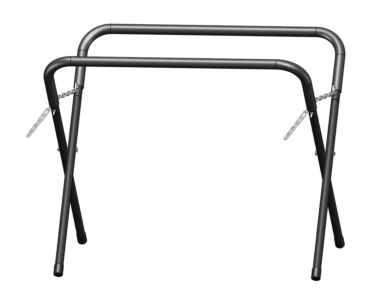 Portable Steel Work Stands 3 Pack Foldable Adjustable Shop Horses 750lb Capacity