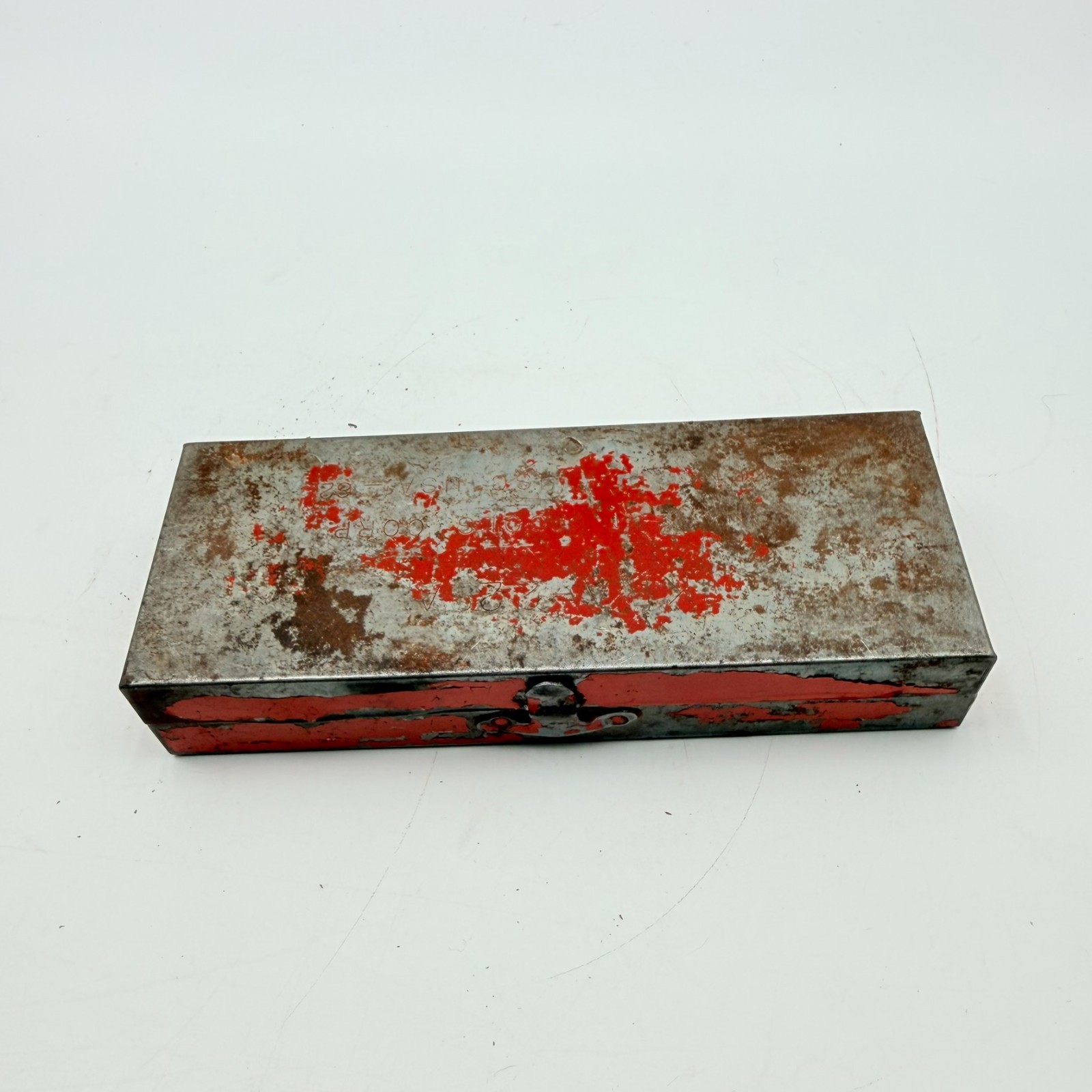 Vintage Snap-On Socket Set w/ Metal Box 7 SAE Sockets 1/4″ Drive USA