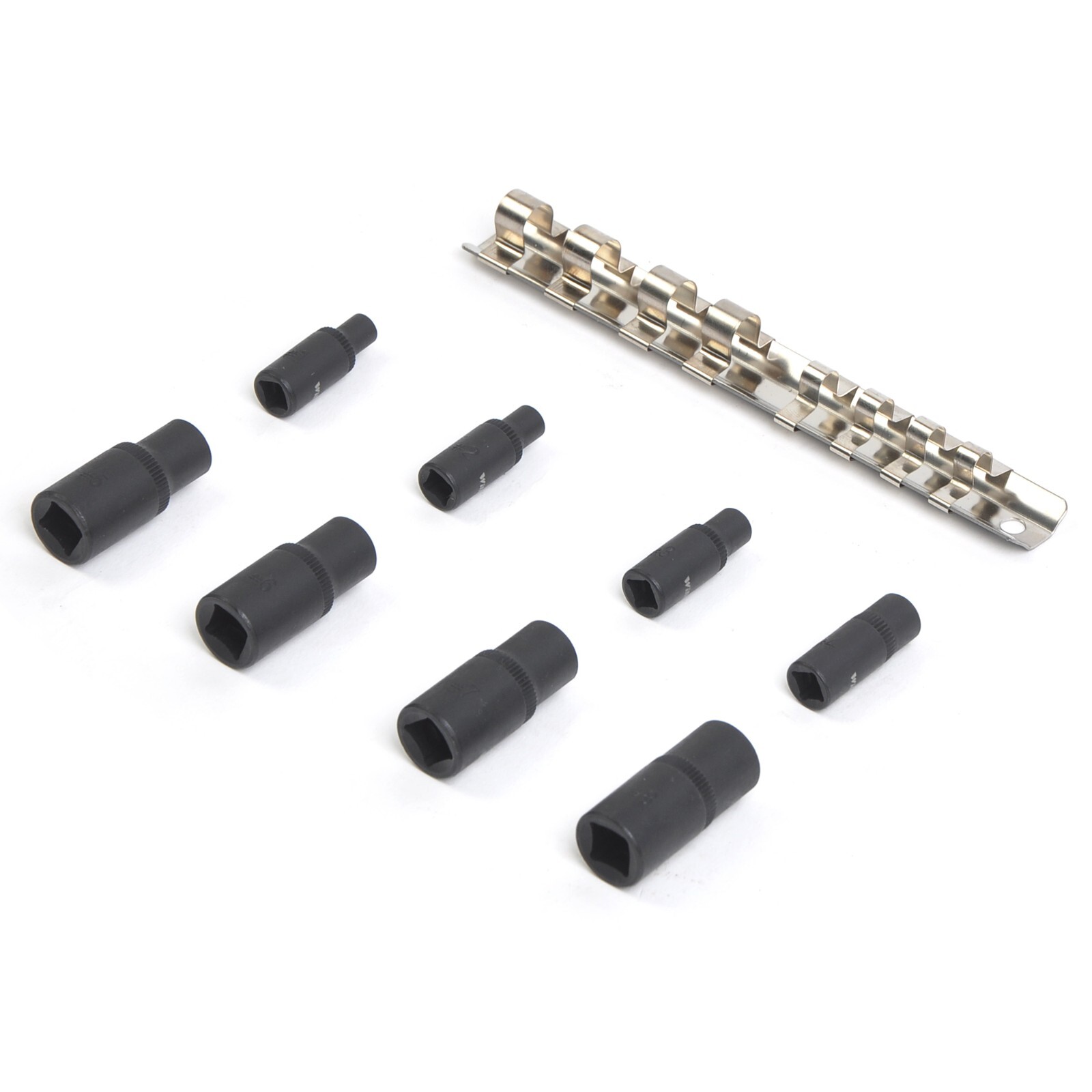 Tap Socket Set 8 Piece 1/4 in and 3/8 in Drive Magnetic Tap Holders Set