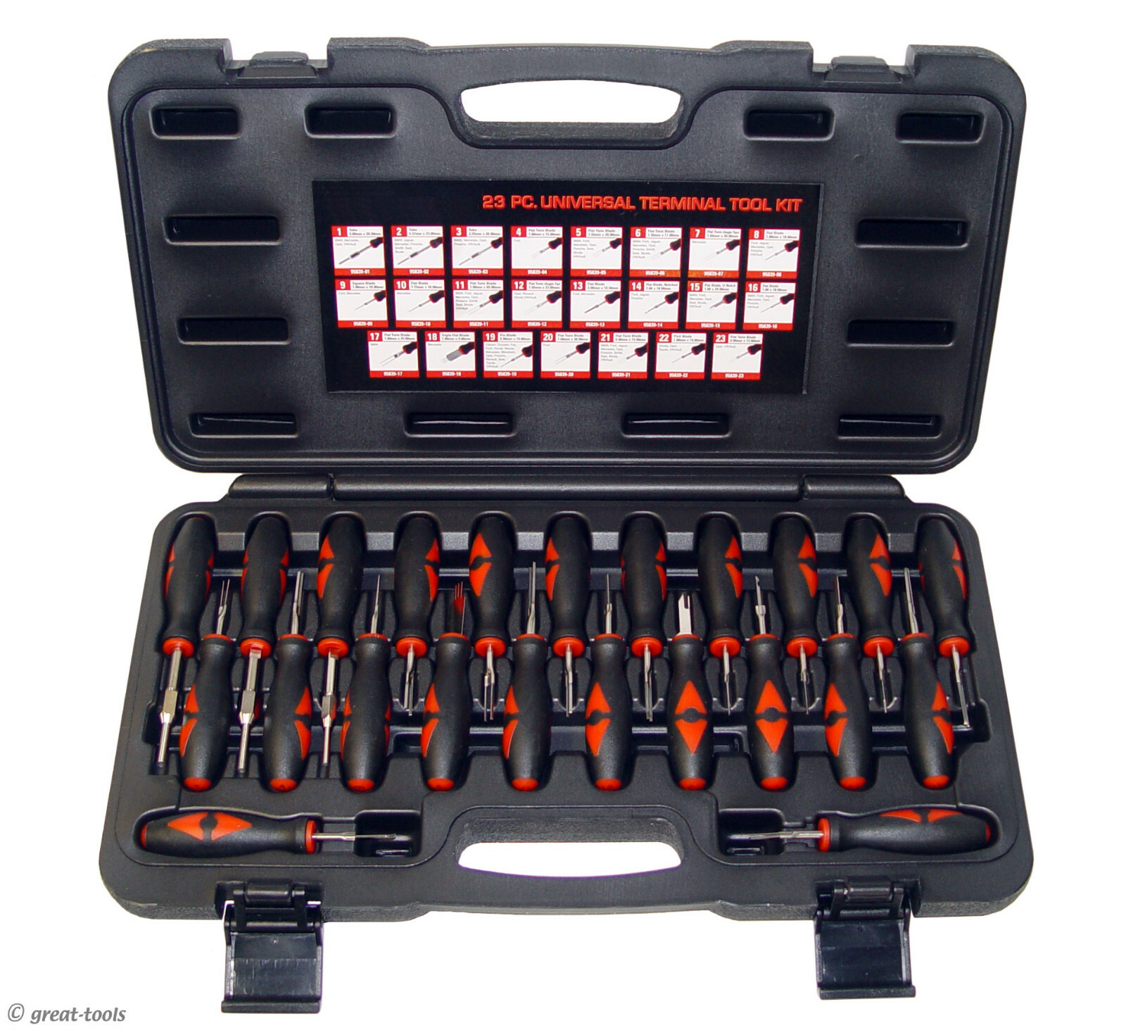 STEELMAN UNIVERSAL TERMINAL TOOL KIT – automotive harness pin connector tools