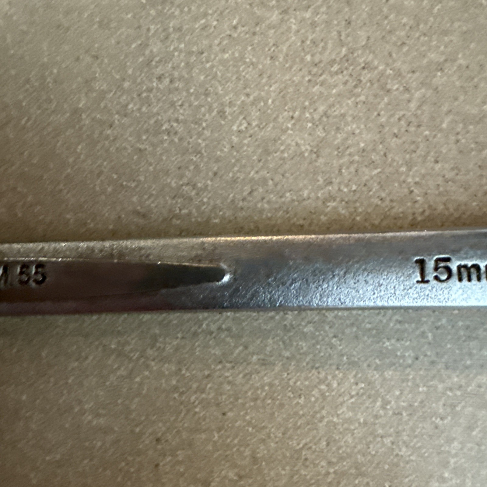 NAPA NDM55 15mm 12 Point SAE Chrome Combination Wrench USA
