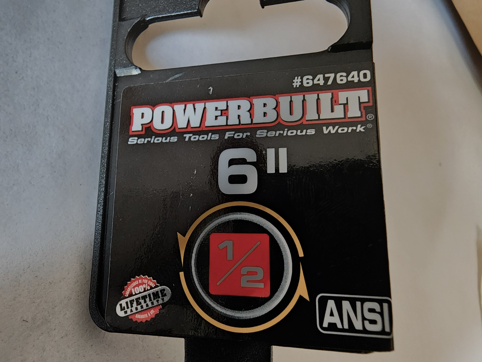 Powerbuilt 647640 1/2″ Drive 6″ Spinning Impact Extension CR-V