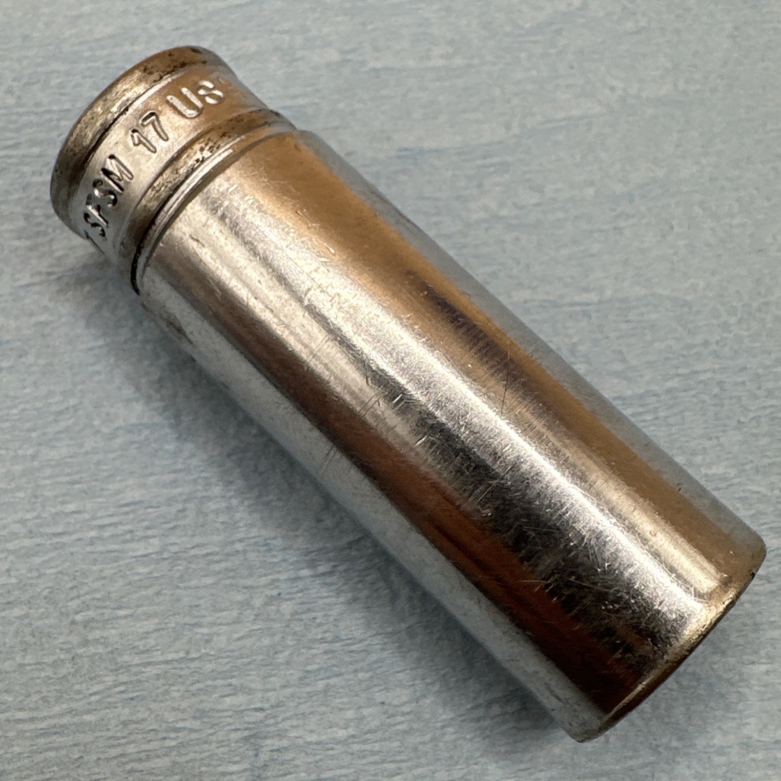 Snap on Tools SFSM17 17mm Metric Flank Drive Deep Socket 3/8″ Drive 6 Point USA