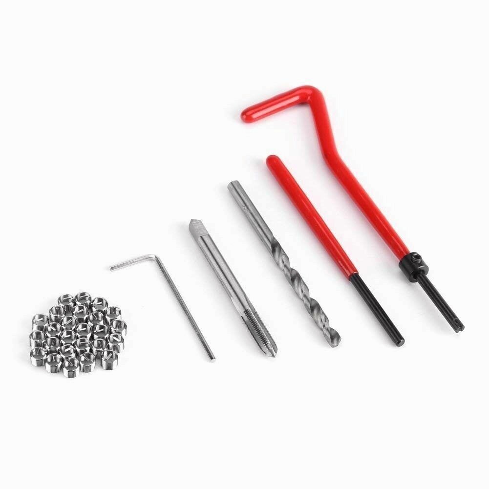 Metric Thread Repair Insert Kit M5 M6 M8 Helicoil Car Pro Coil Tool