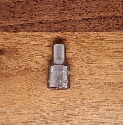 Craftsman 4mm Socket 6pt. 1/4″ Drive S-AD 43505
