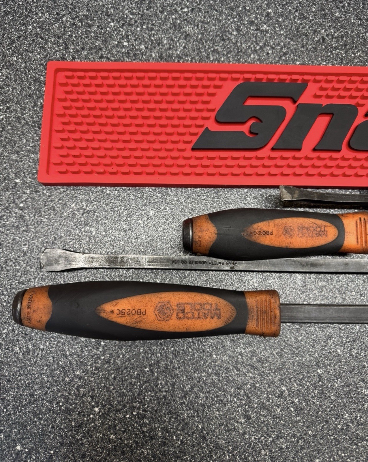 Matco Tools PBR Series 4pc Orange Striking Pry Bar Set