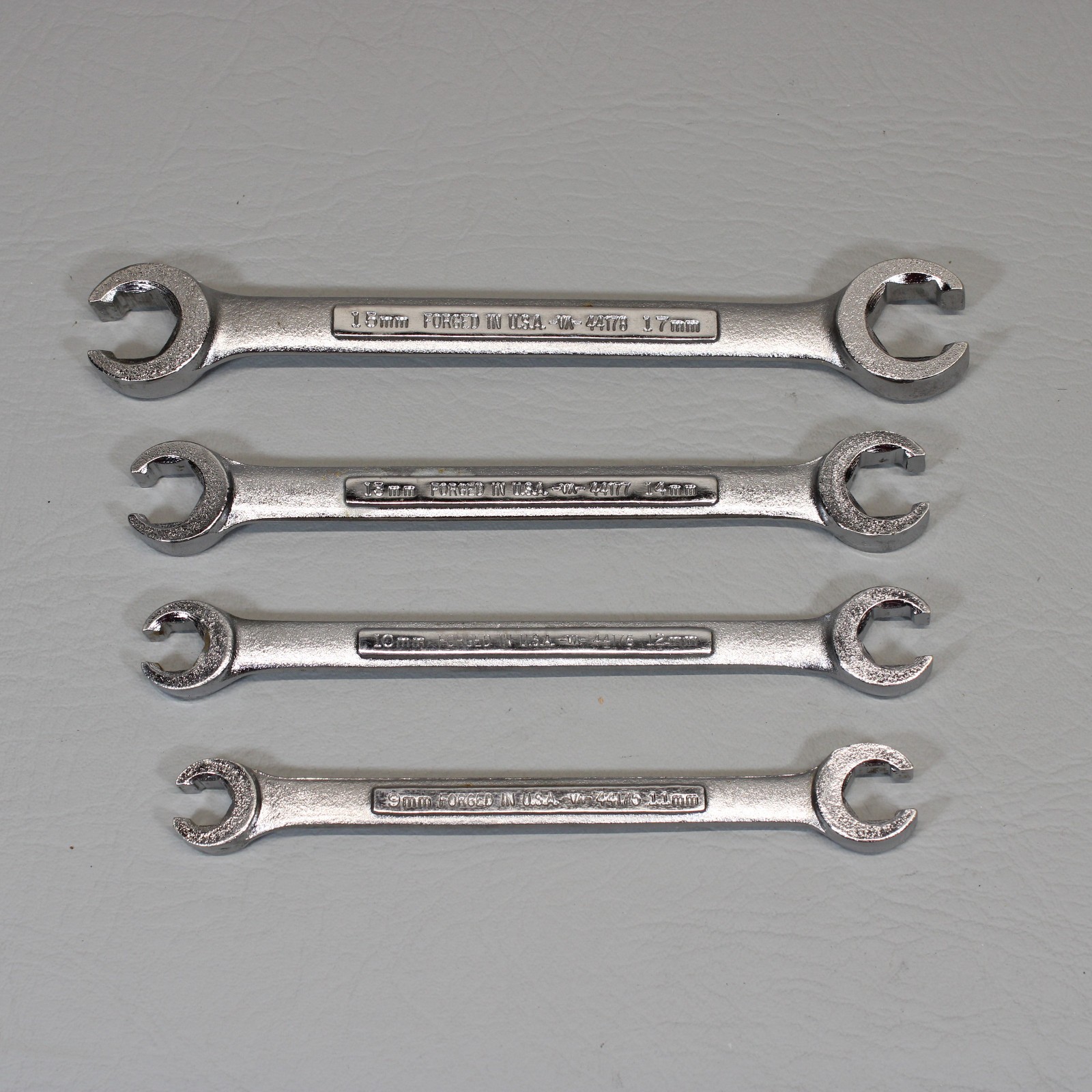 Craftsman USA 4pc Metric Line/Flare Nut Wrench Set 9-17mm