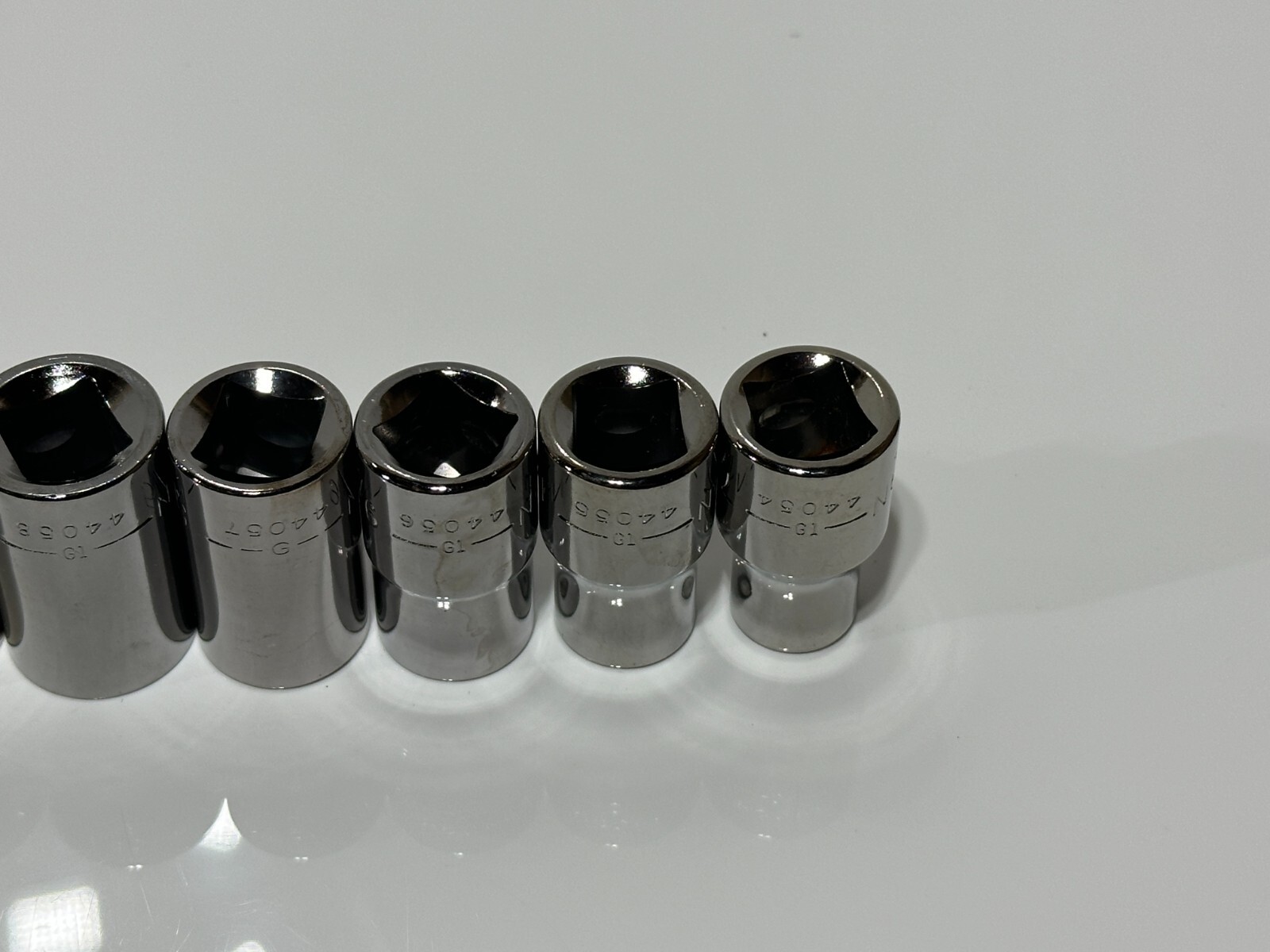 Craftsman USA (NOS) 10pc SAE 7/16″ – 1″ Shallow Socket Set – 1/2″ Drive, 6 Point
