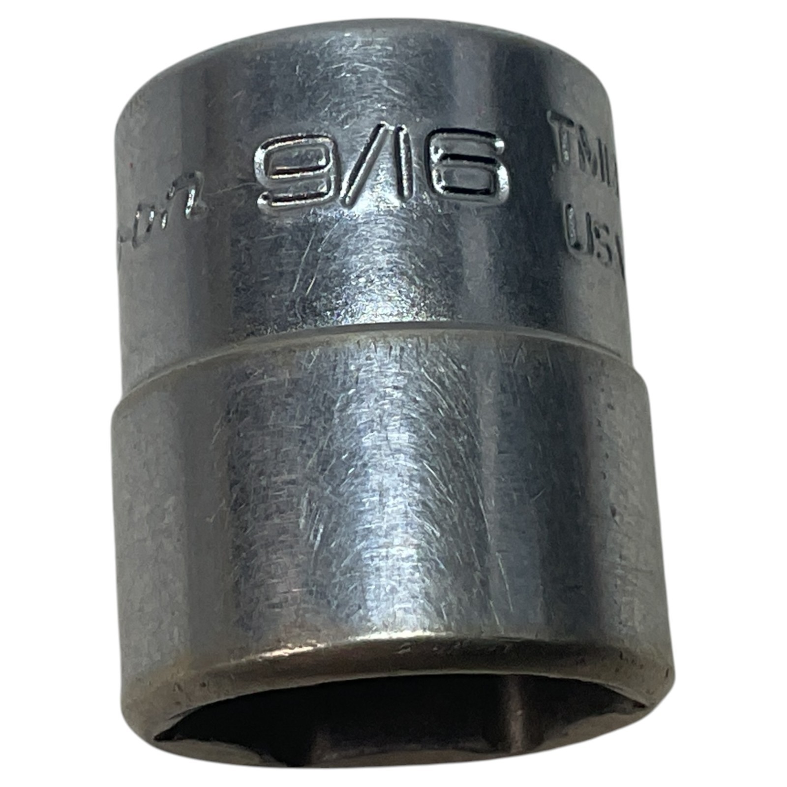 Snap-on TM18 9/16″ SAE 6-Point Shallow Socket 1/4″ Drive USA Snap On Tool