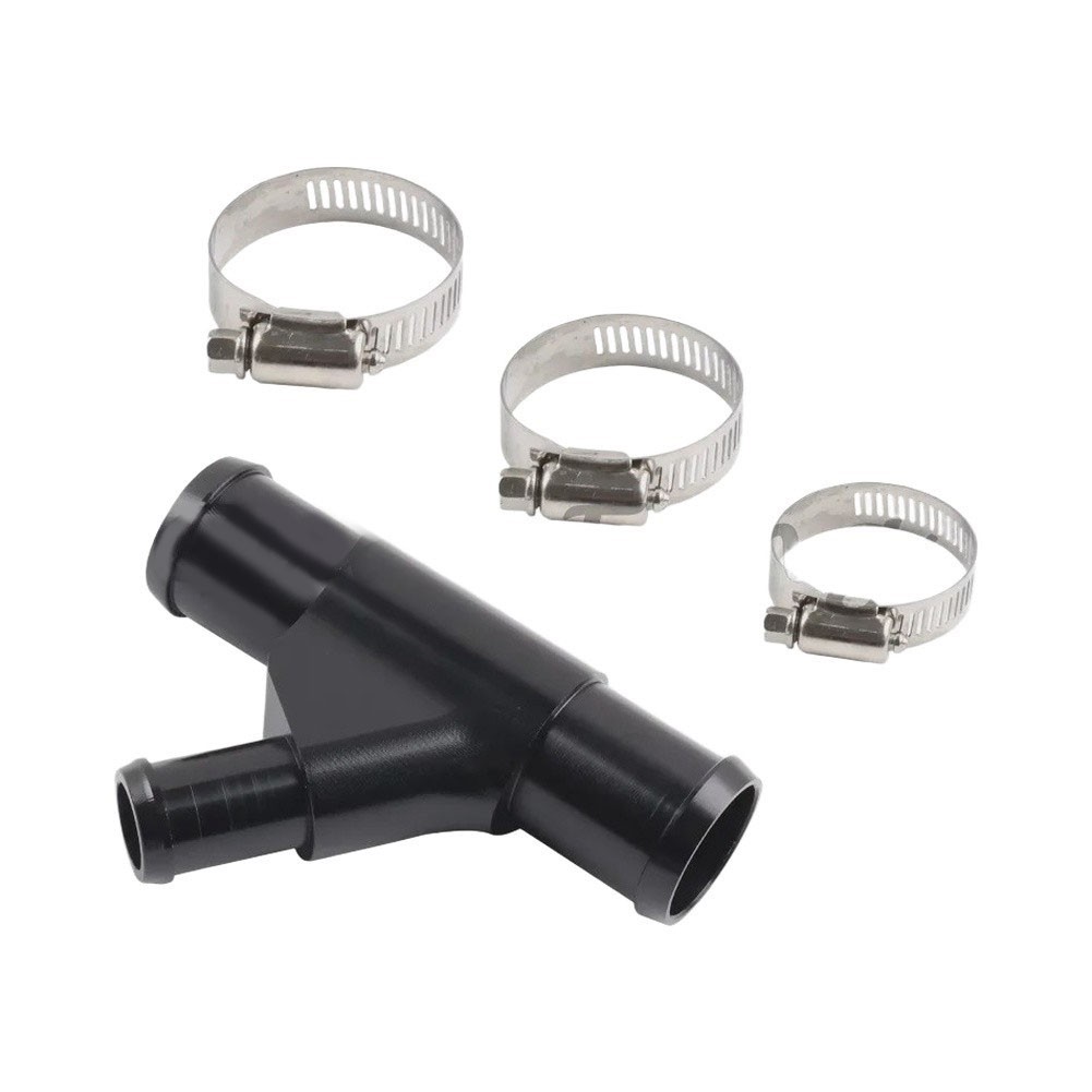 Aluminum Radiator Coolant Y-Pipe w Stainless Steel Clamps For F250 to F550