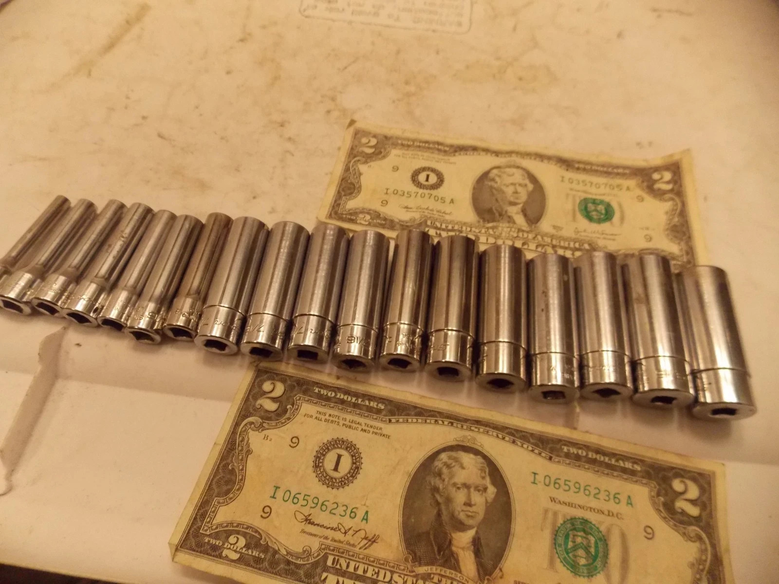 Snap-On Deep Socket 6pt 1/4″ Dr 3/16 to 9/16″ SAE sold as singles FREE ShipAftr1