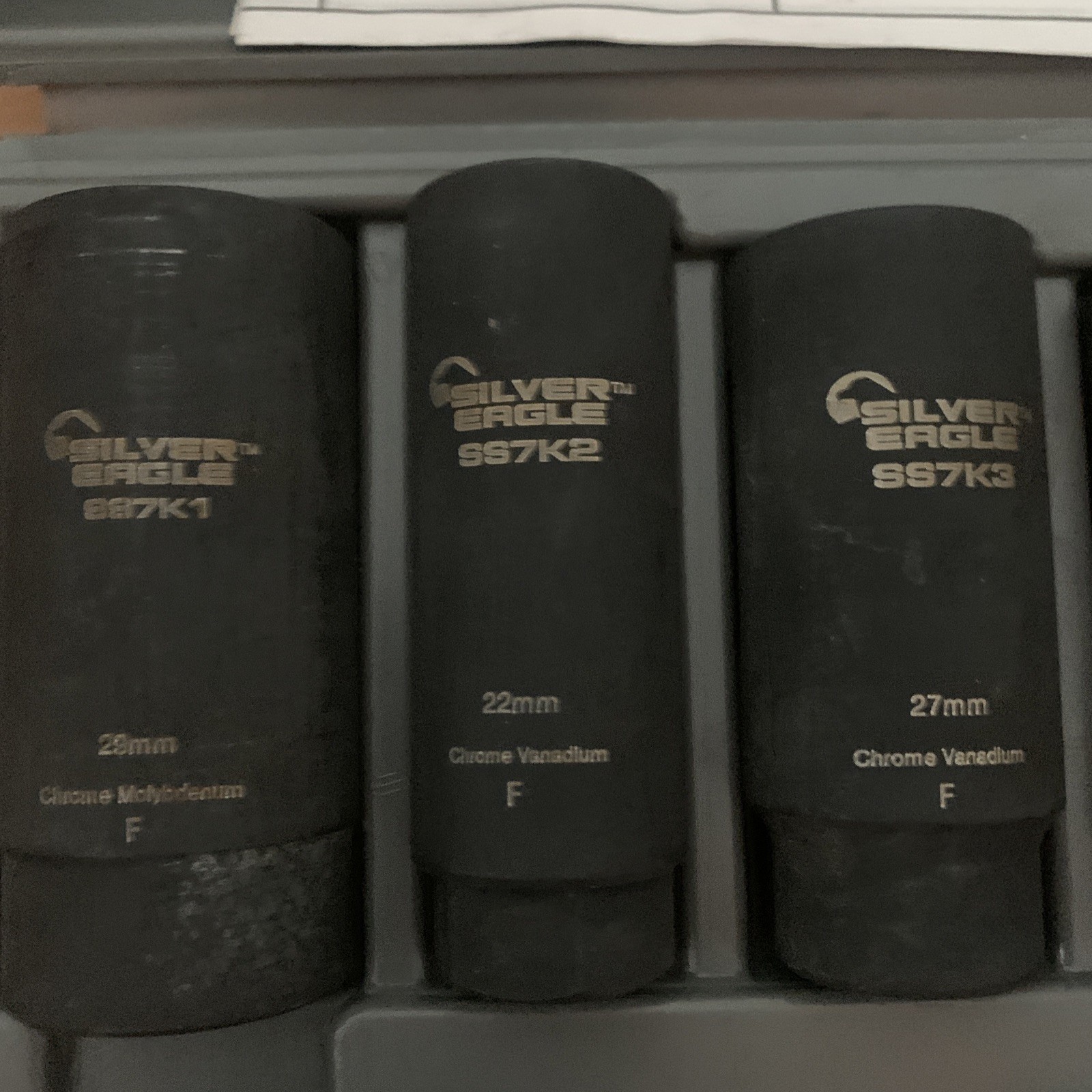 Matco SS7K Silver Eagle 7 Piece Sensor Socket Set, Complete Set In Original Case