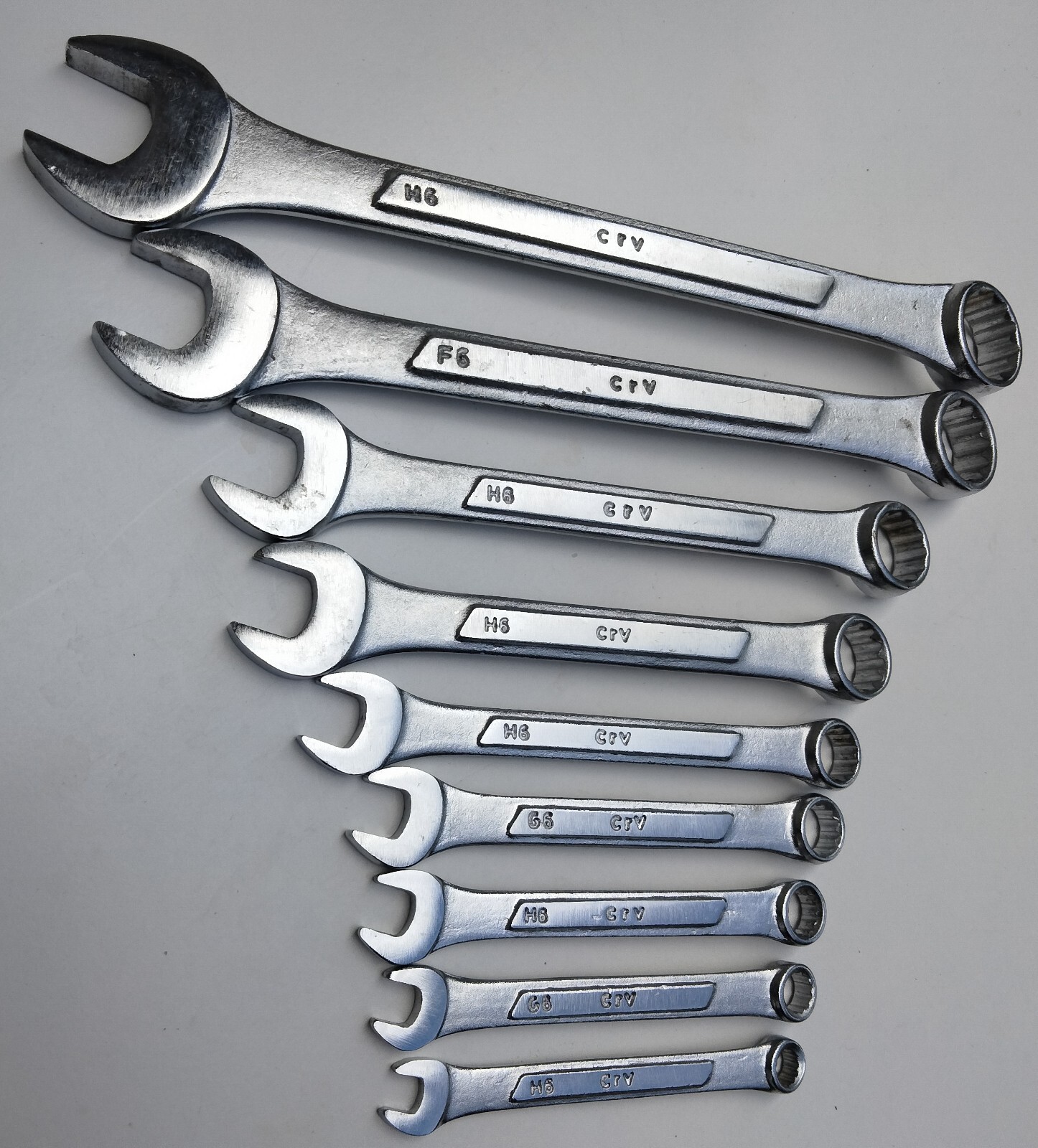 Pittsburgh Set Of 9 Metric Wrenches 19,17,14,10,9,8,7,6 / Lost:18,16,15,13,12,11