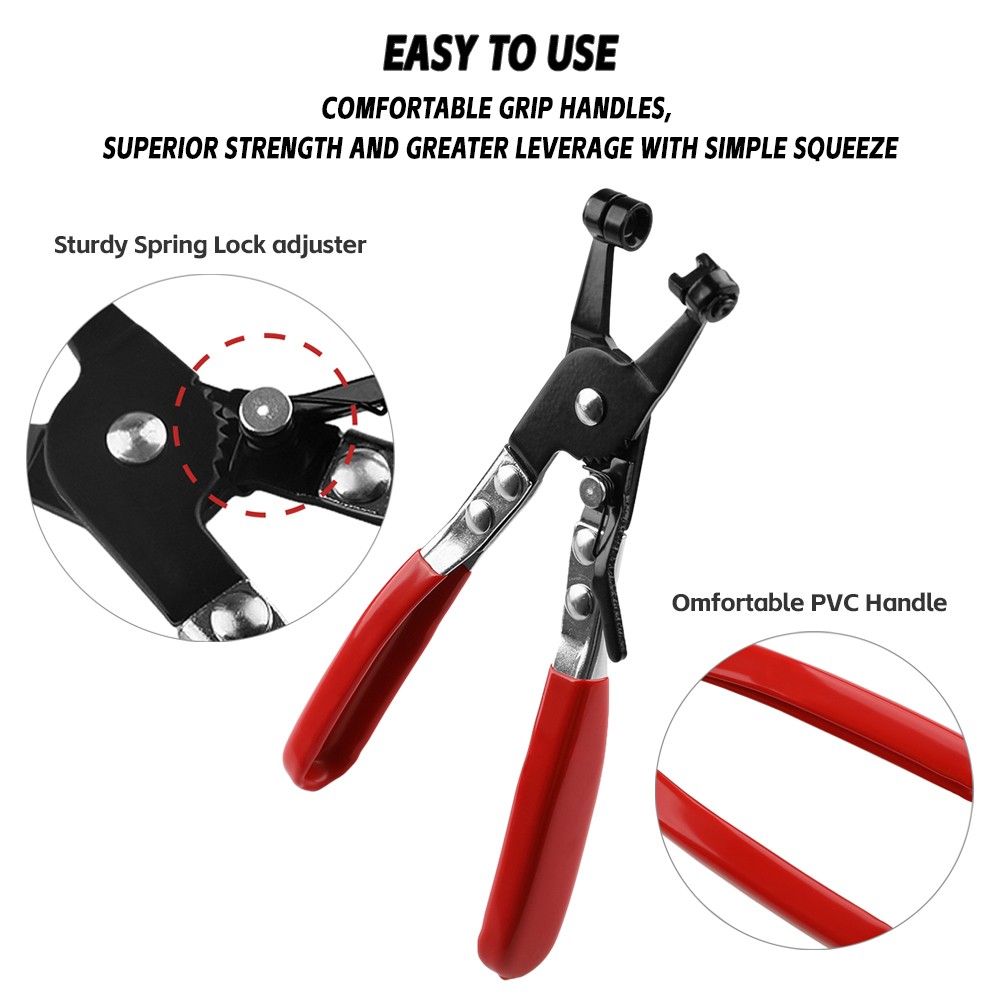 US 1Pcs Hose Clamp Pliers Car Water Pipe Fuel Coolant Spring Bundle Removal Tool