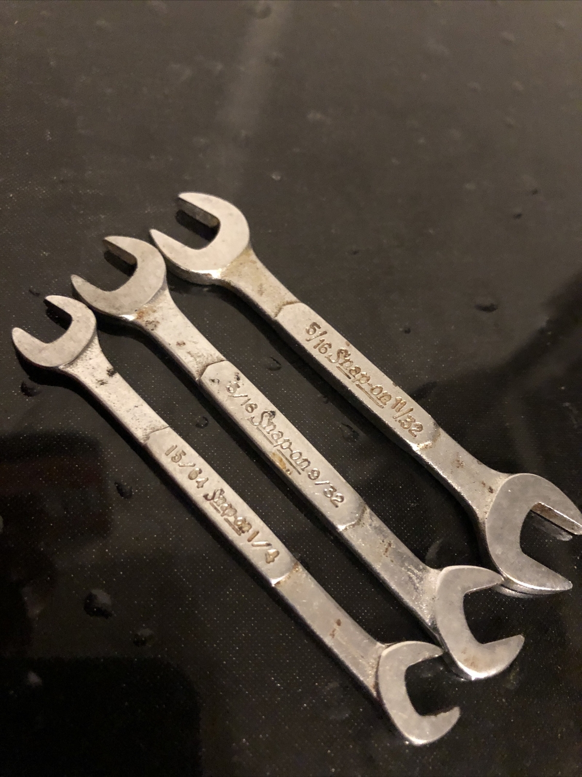 Vintage Mini Snap On DS Series Offset Open End Ignition Wrenches Ds 1516,2018