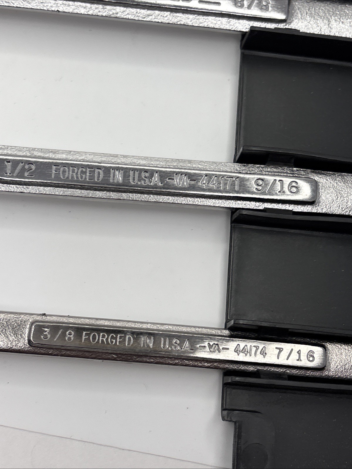 Sears Craftsman SAE 4 Pc Flare Nut Wrench Set 44195-3/8 to 7/8” ^V New