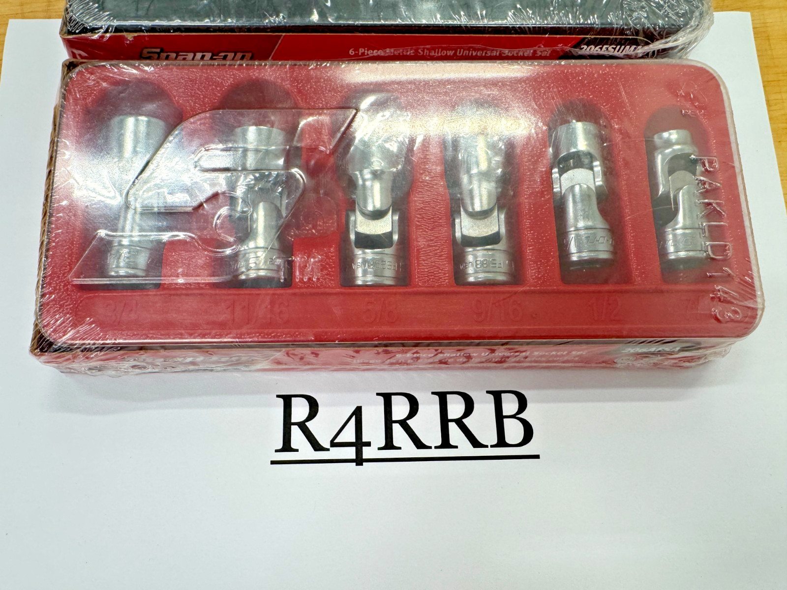 Snap-on Tools USA NEW 3/8″ Drive SAE & METRIC Chrome 6PT SWIVEL Socket Lot Set