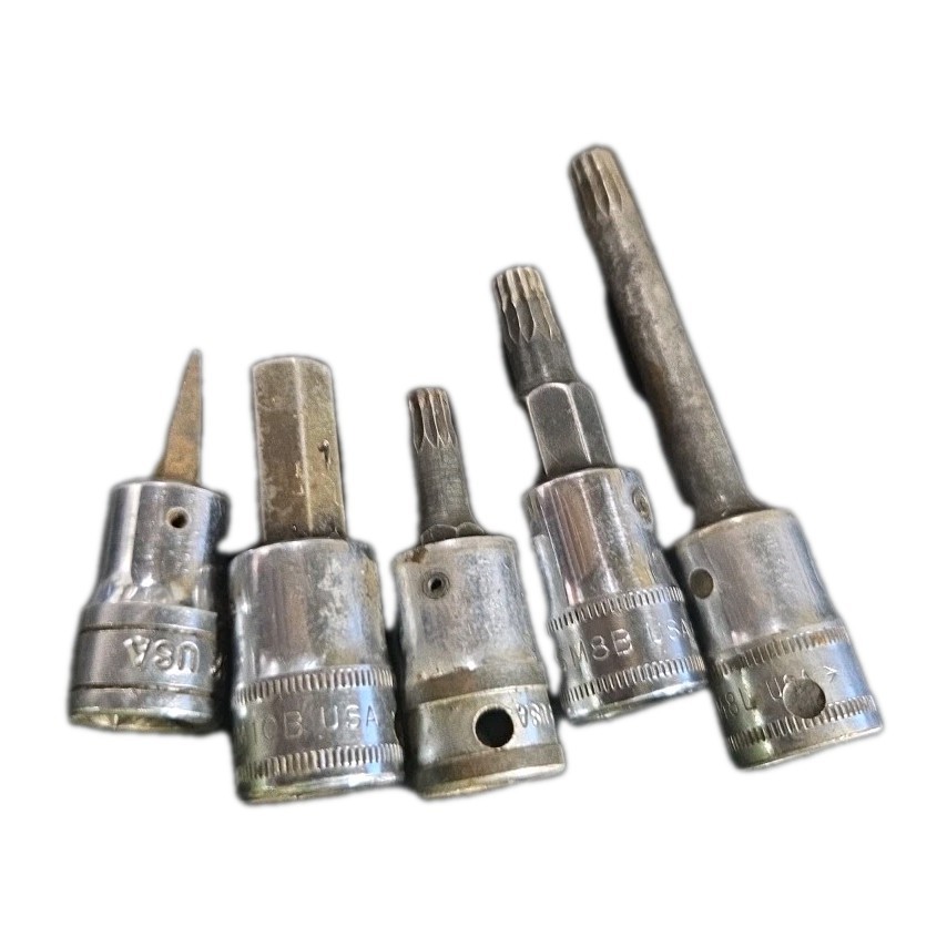 SNAP-ON Bit Sockets FTSM6A-6mm, FTSM8B – 8mm, FTSM8L-8mm FAM10B 10mm & F42 FLAT