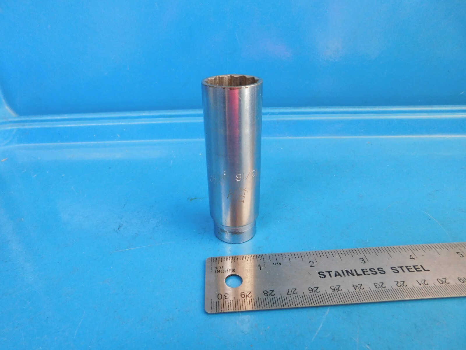 USED,MAC TOOLS » 13/16 IN » 1/2 IN. DR. DEEP 12 POINT SOCKET, PART #VD262