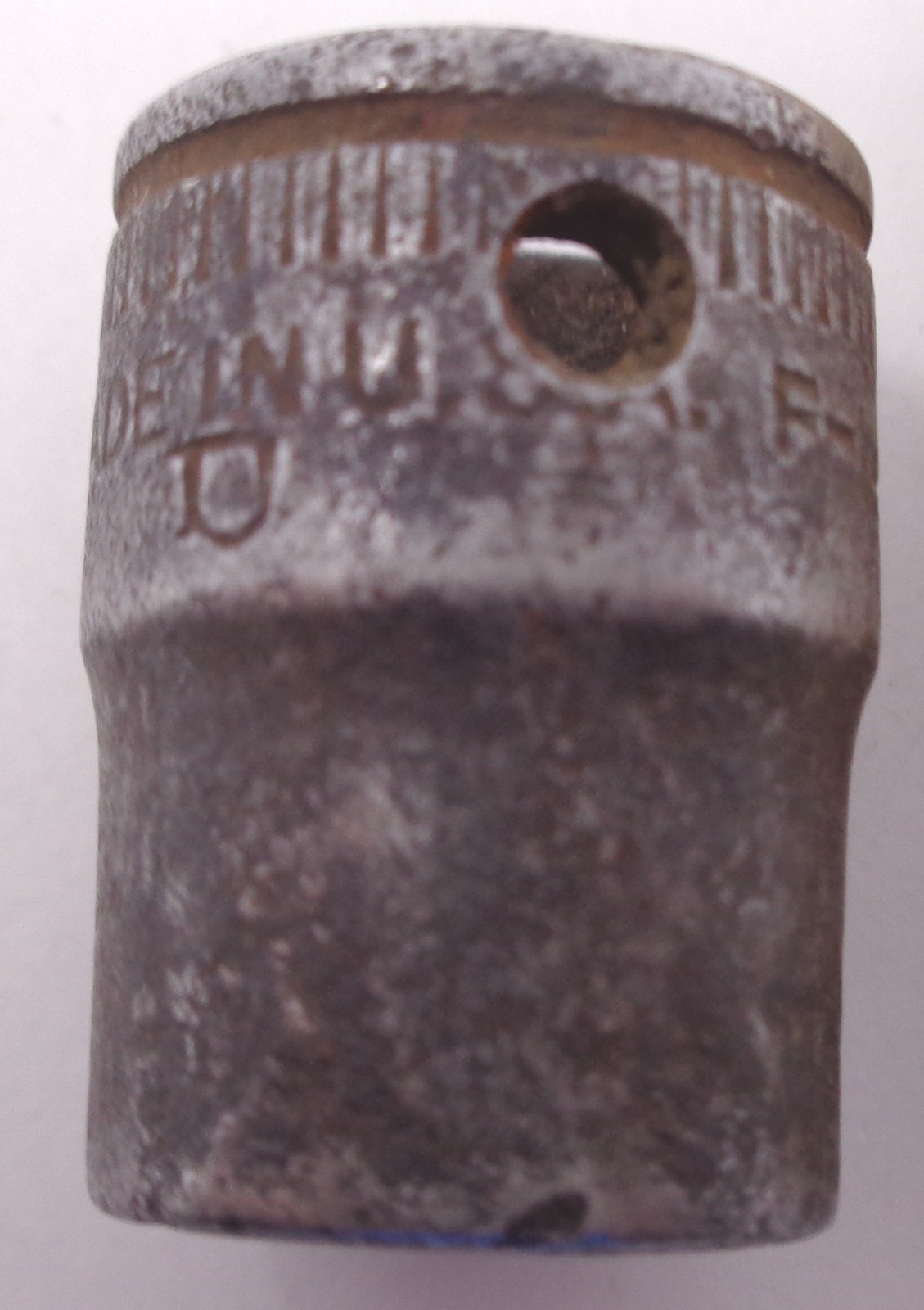 Snap-on USA F-140 SAE 3/8″ drive 7/16″ shallow 12 point socket: underline logo