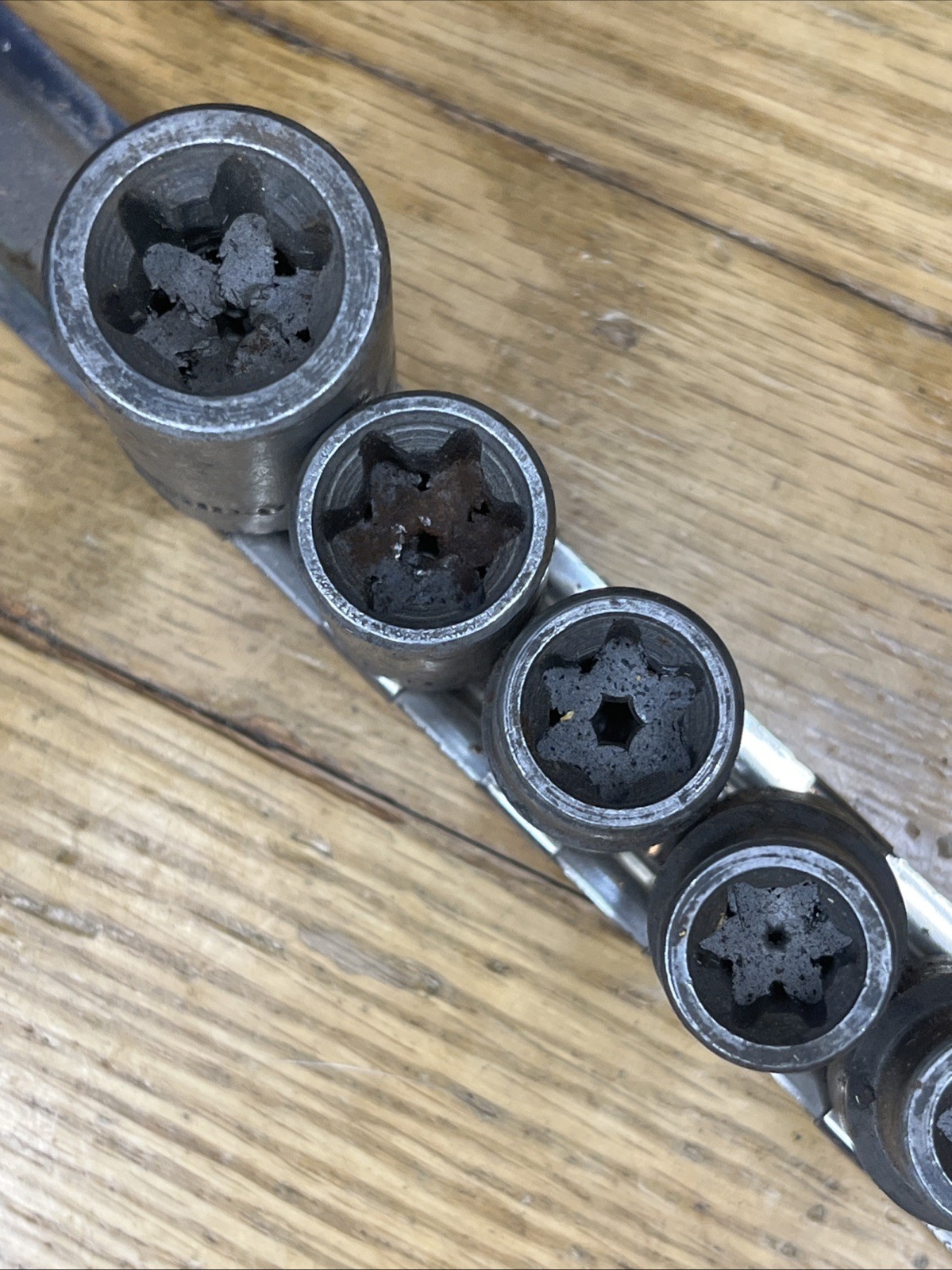 🇺🇸 SK Tools USA E4-E18 Inverted TORX Female External Set Star 10 Socket Lot