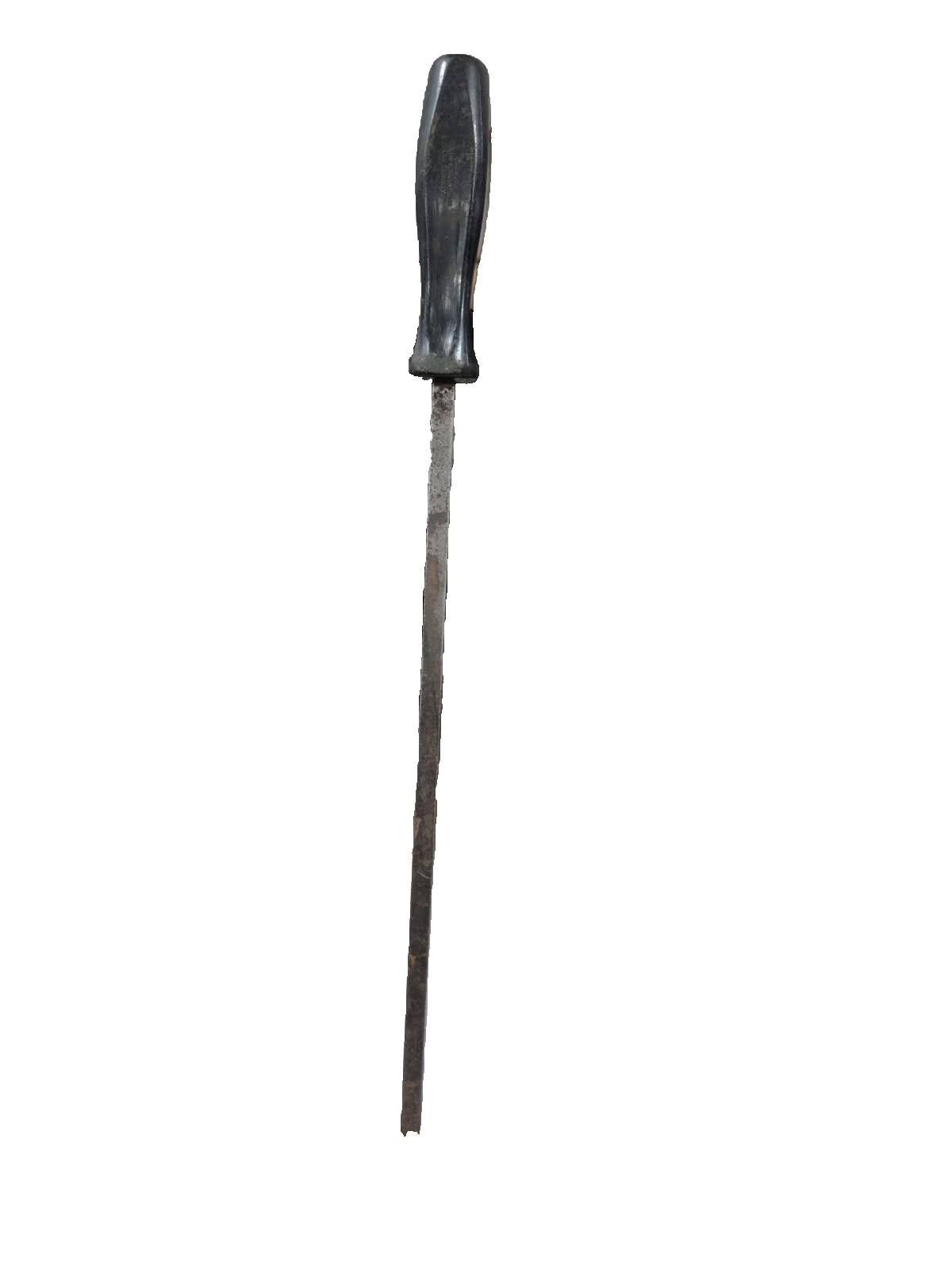 Snap-On Tools SDD8 Flat Tip Screwdriver Hard Plastic Handle Black Bent Tip 24″