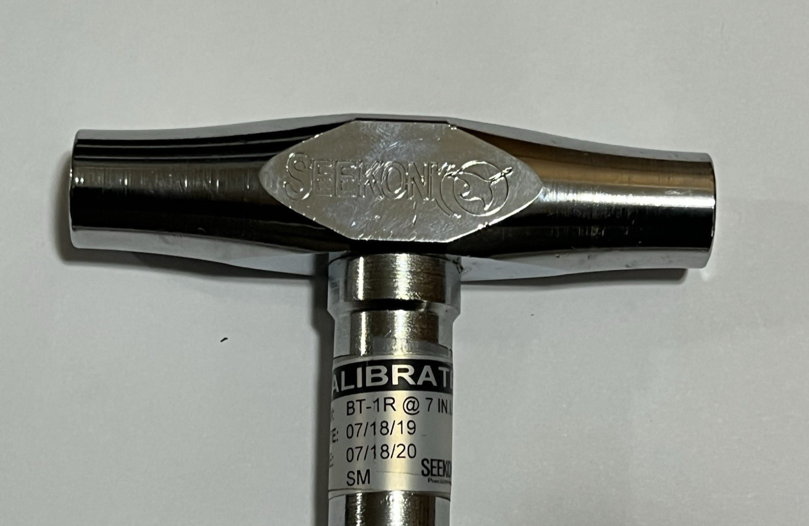 Seekonk BT-1R 1/4 Drive T-Handle Torque Screwdriver 7 In/Lbs w Certificate USA