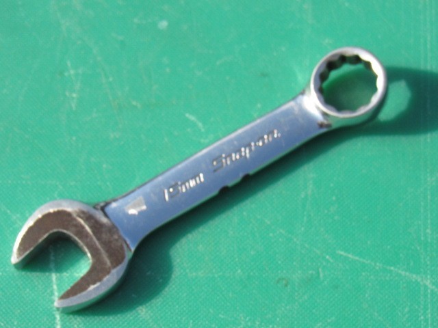 SNAP ON 15MM OXIM15B SHORT / MIDGET 12 POINT OPEN / BOX END METRIC WRENCH OXIM15