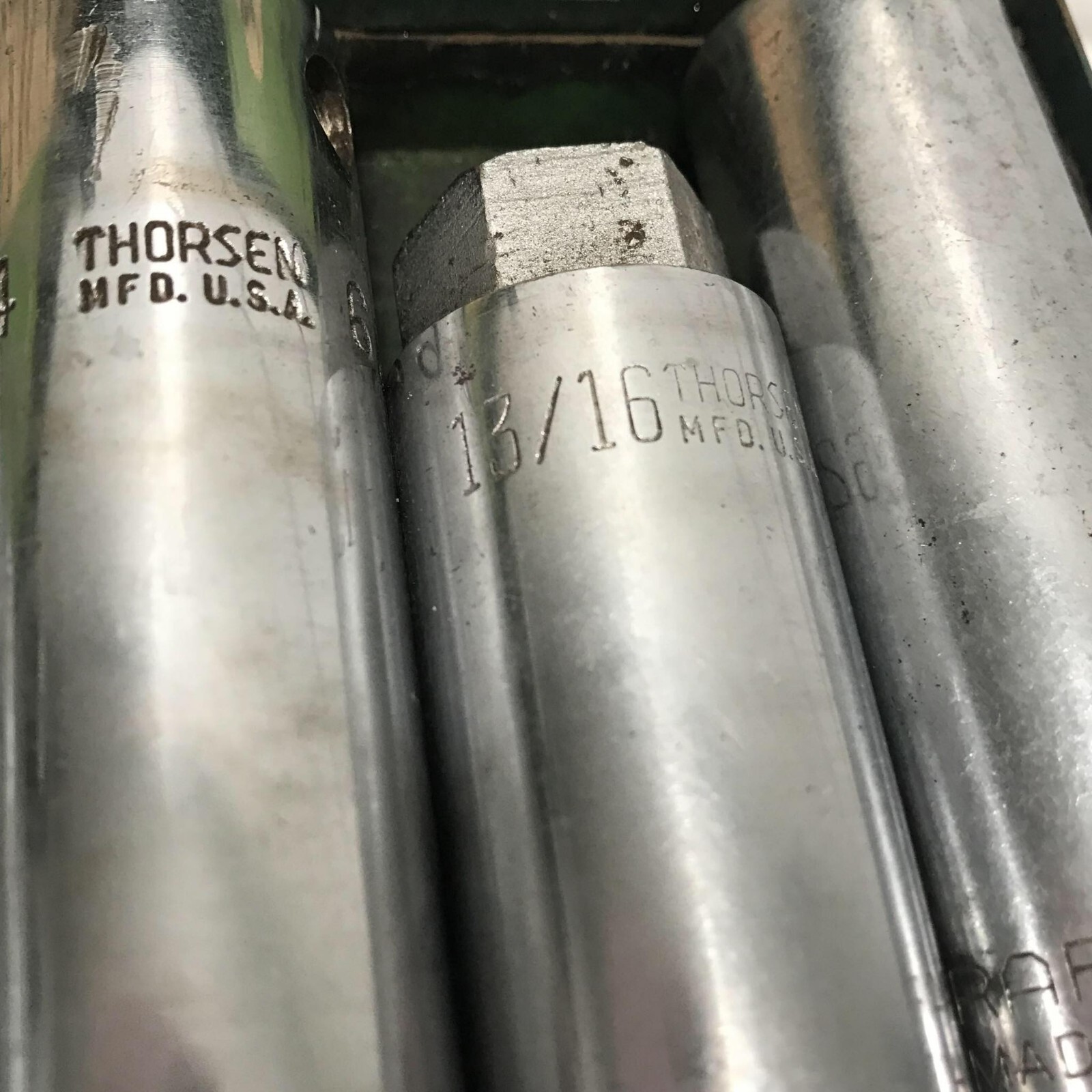 Giller Thorsen Tools USA Mixed Socket Set Original Case Vtg *See Pictures*