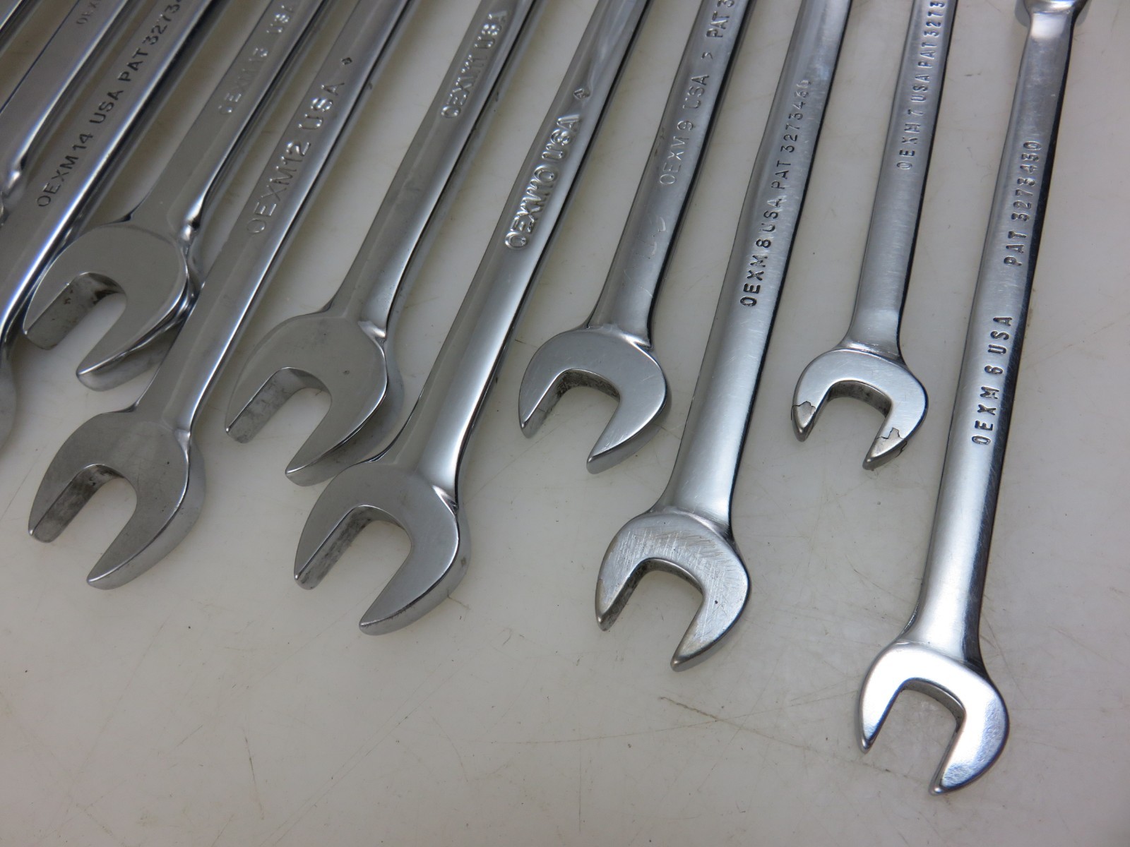 Snap-On OEXM SHORT Metric Combination Wrench 6mm-18mm 14pc Set Vintage USA