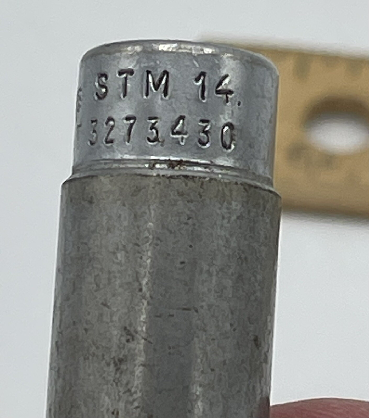 SNAP-ON STM 14 1/4″ Drive 7/16″ SAE USA Vintage 6 Point Deep Socket