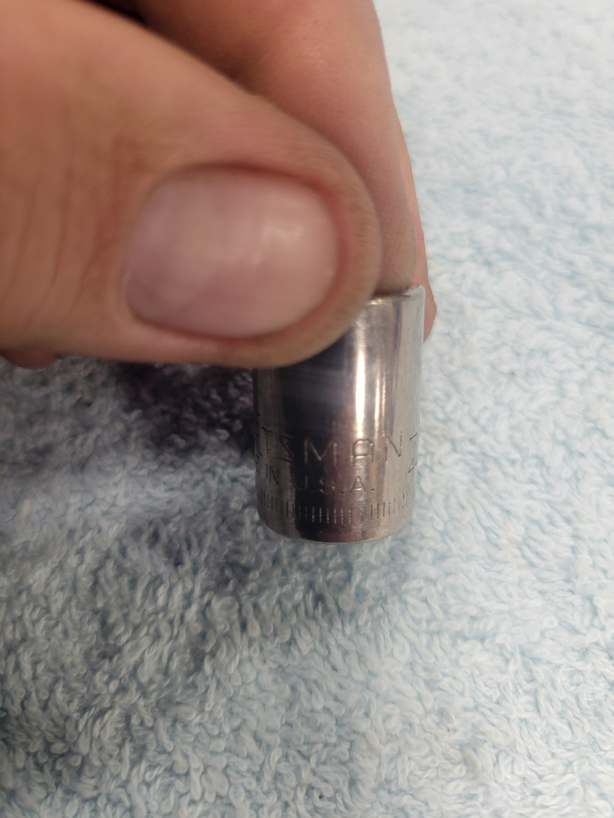 Craftsman 3/8″ Drive 11/16″ 12 Point Shallow Socket SAE -G2- 44336 USA Vintage