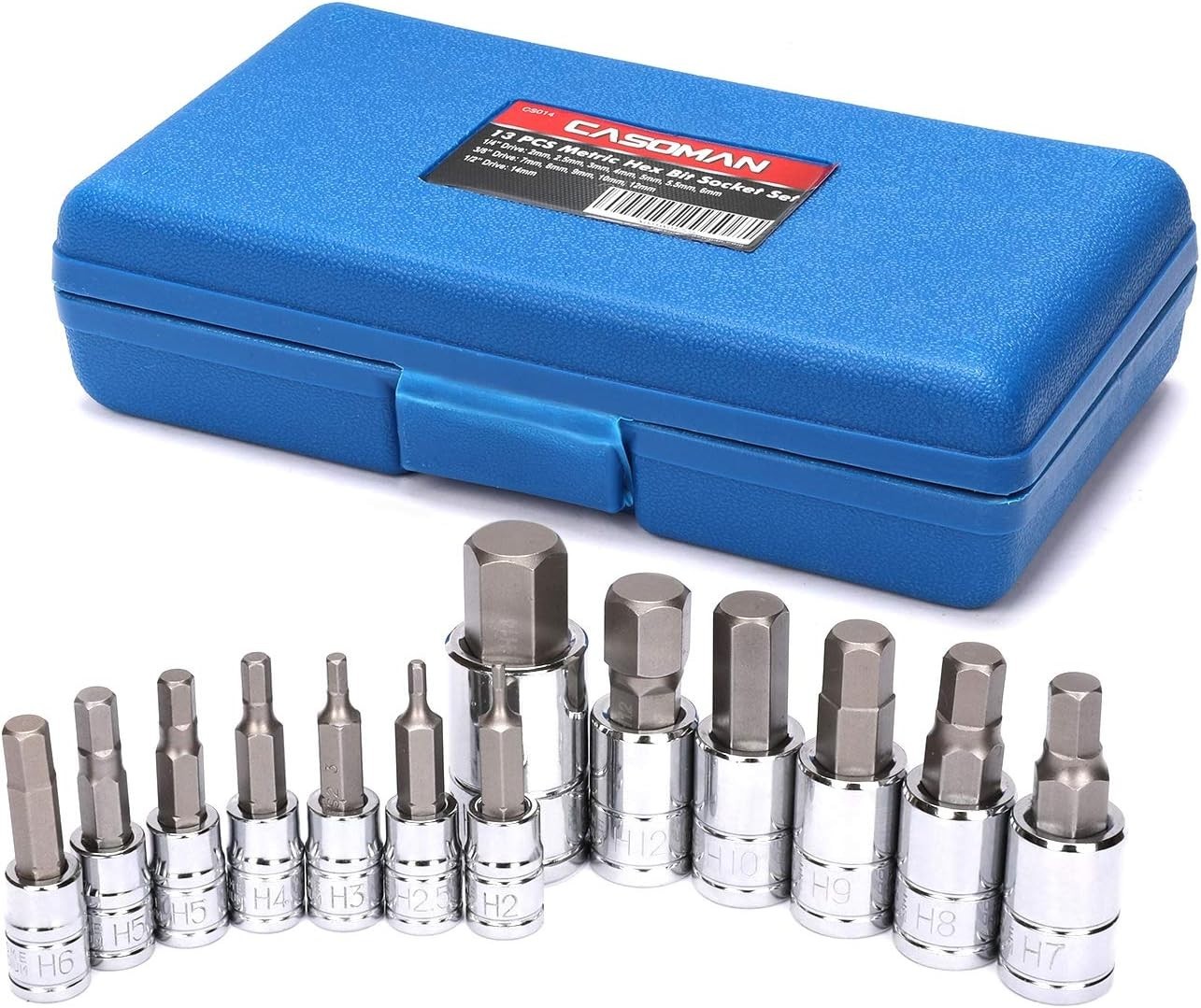 Comprehensive 13-Piece S2 Steel Hex Socket Set for Superior Torque Performance