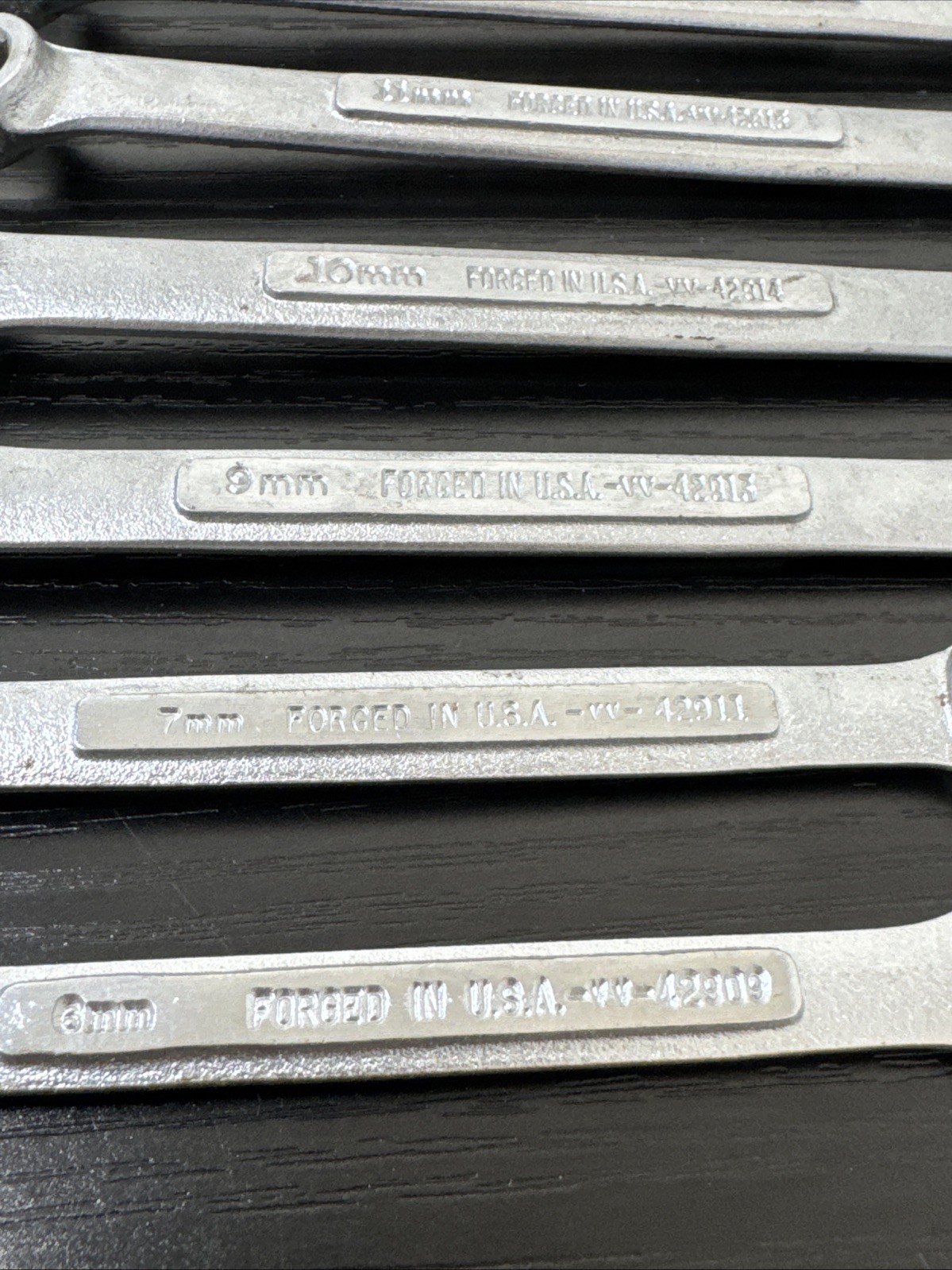 Craftsman USA V VV Metric Combination Wrench 11 Pc Set 12Pt 6mm Up To 17mm Read