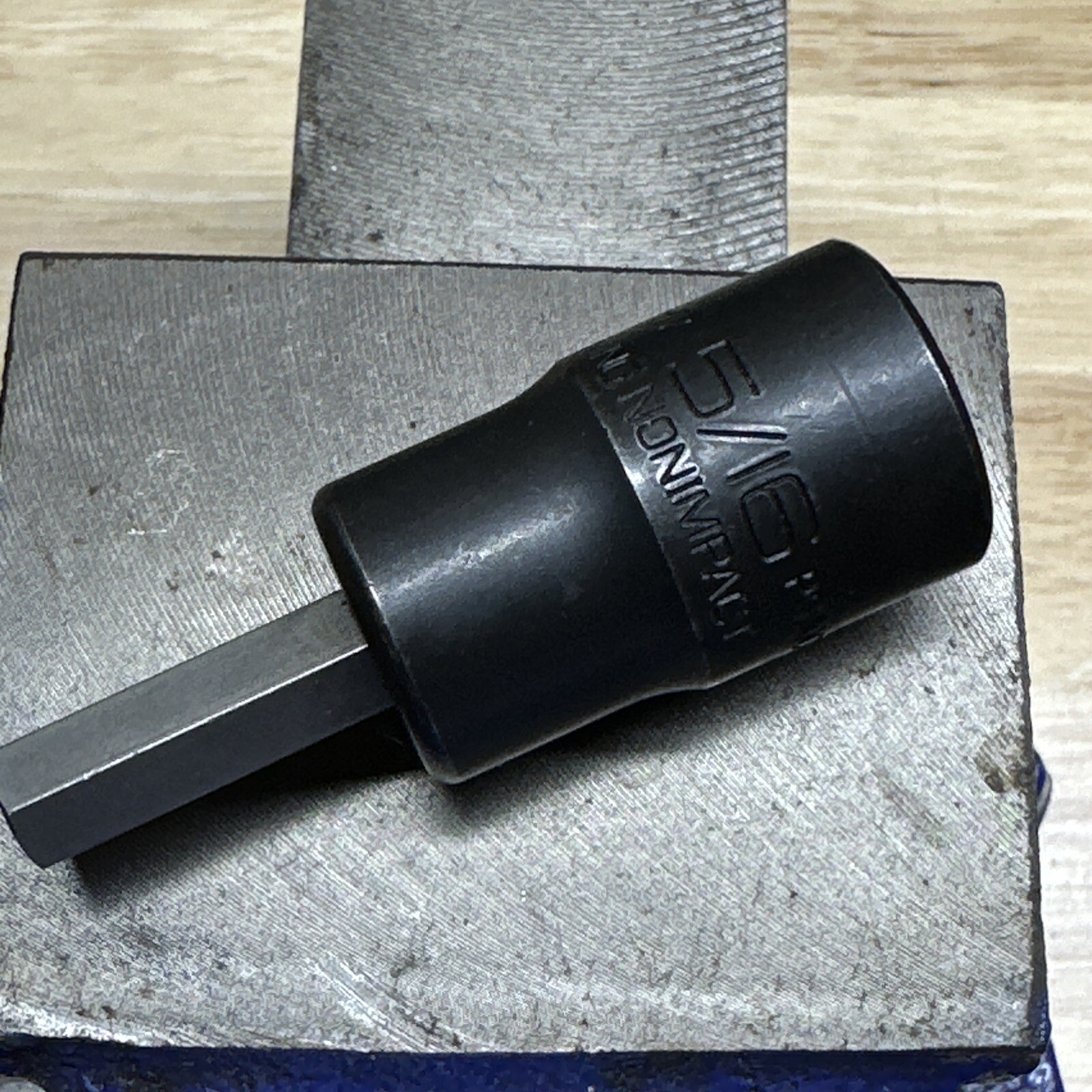 Snap-on Tools USA 5/16″ SAE Power Hex Socket Driver Bit, 1/2” Drive, PSA10E, New