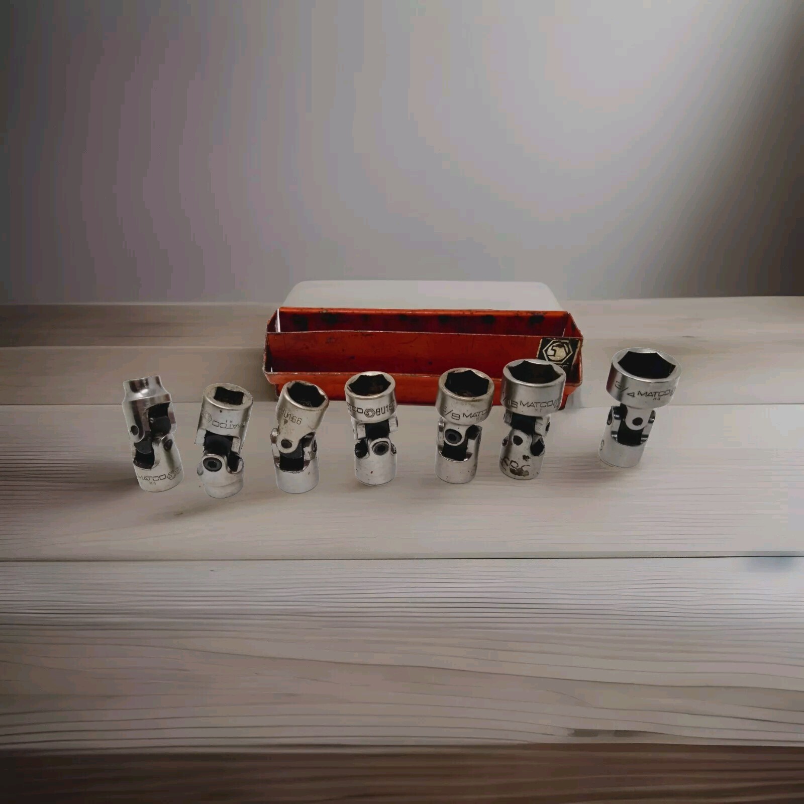 Matco Tools USA 7pc 3/8″ Drive Swivel Socket Set – 3/8″ BU126 to 3/4″ BU246